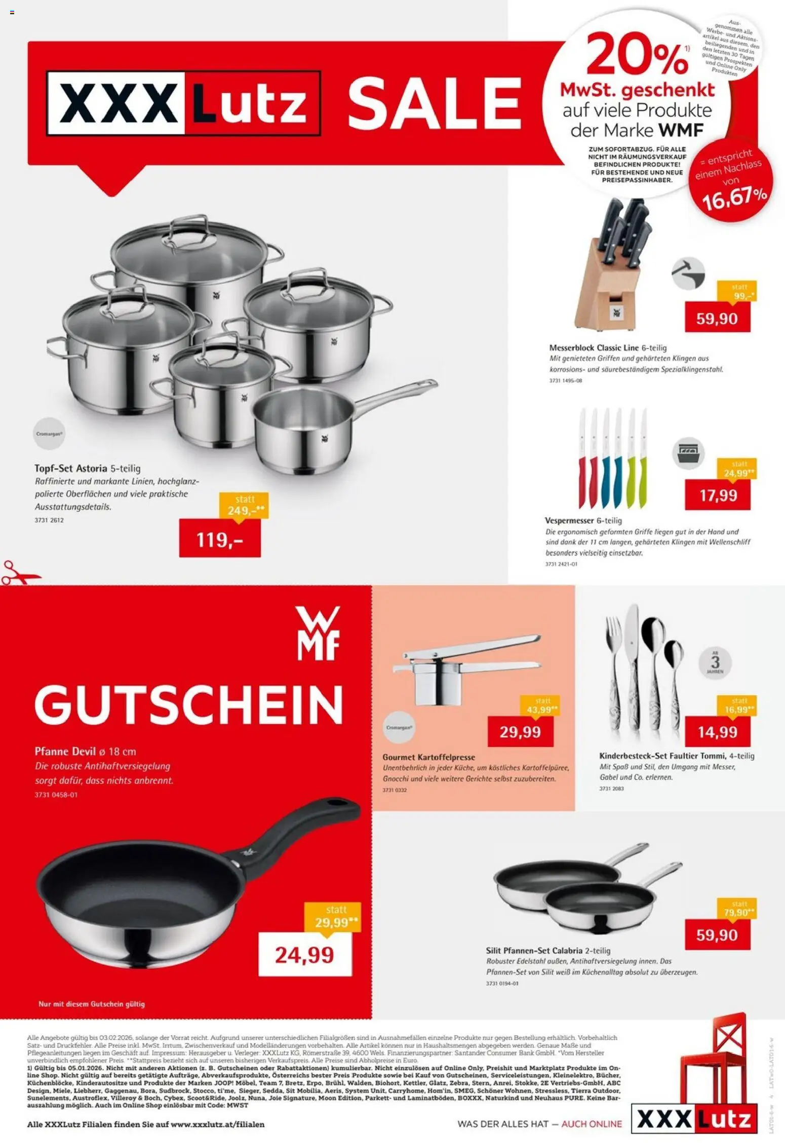 XXXLutz WMF Sale gültig ab 29.12.2025 | Seite: 4