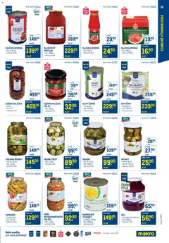 Náhled letáku Makro leták - Stabilně výhodná cena od 19.11.2025 | Strana: 35 | Produkty: Rajčata, Zelí, Artyčoky, Sušená rajčata