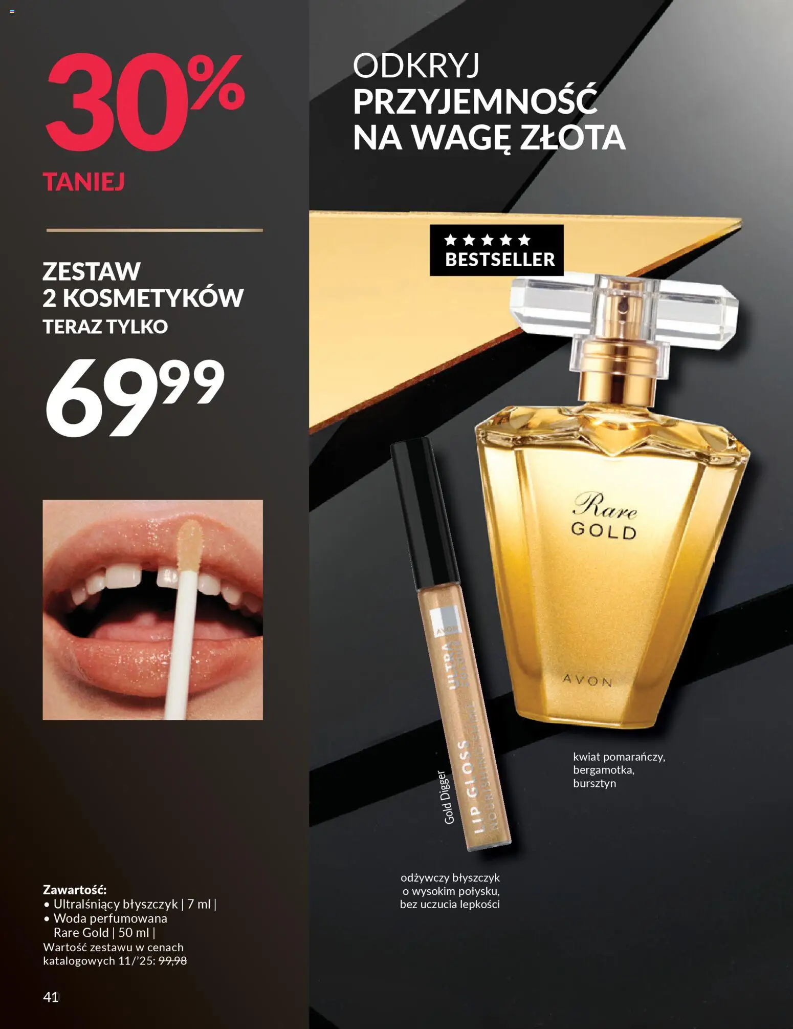 Avon Black Friday od 13.11.2025 | Strona: 41 | Produkty: Błyszczyk, Woda