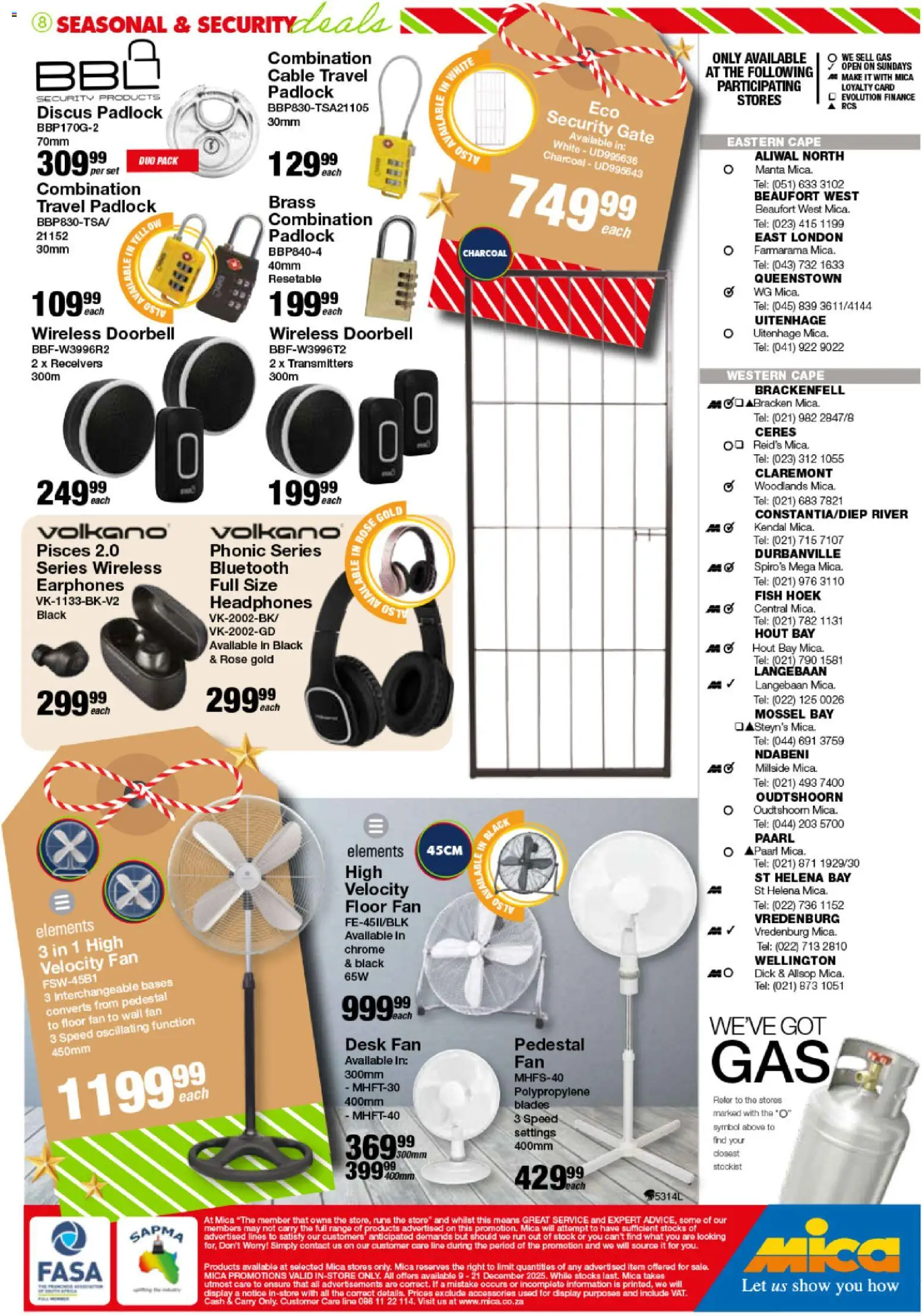 New MICA catalogue – valid from 09.12.2025 | Page: 10 | Products: Cable, Pedestal, TV, Gate