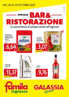 Anteprima del volantino Famila Bar & Ristorazione catalogo valido a partire dal 20.10.2025