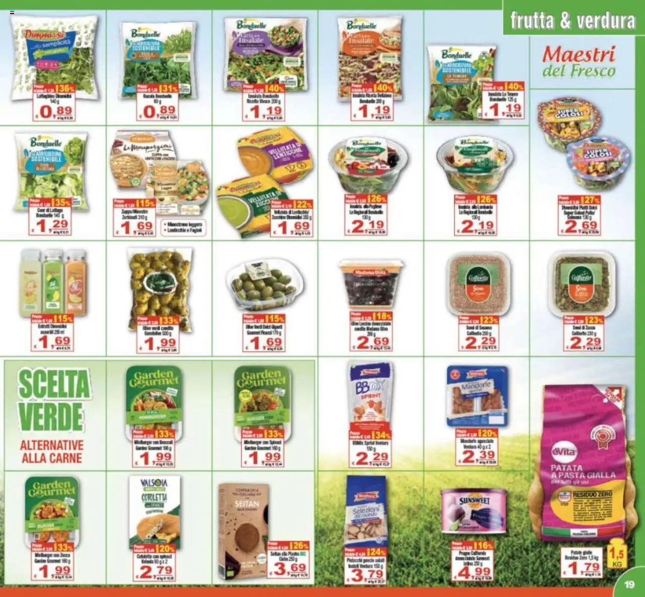 Volantino CTS del 19.08.2025 | Pagina: 19 | Prodotti: Lenticchie, Pasta, Mandorle, Pistacchi