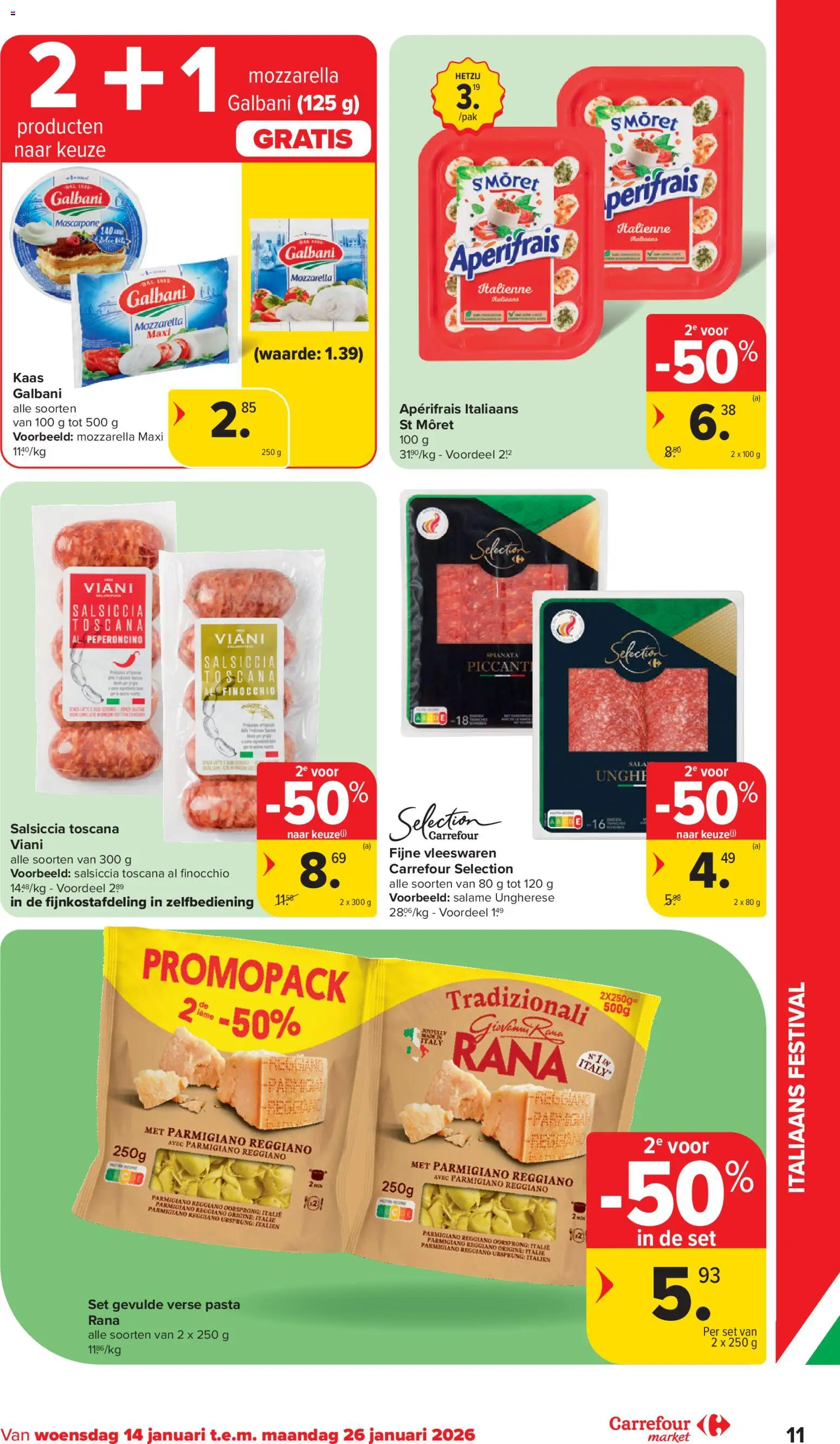 {H1} | Pagina: 11 | Producten: Koktelcseresznye, Pasta, Mozzarella, Kaas