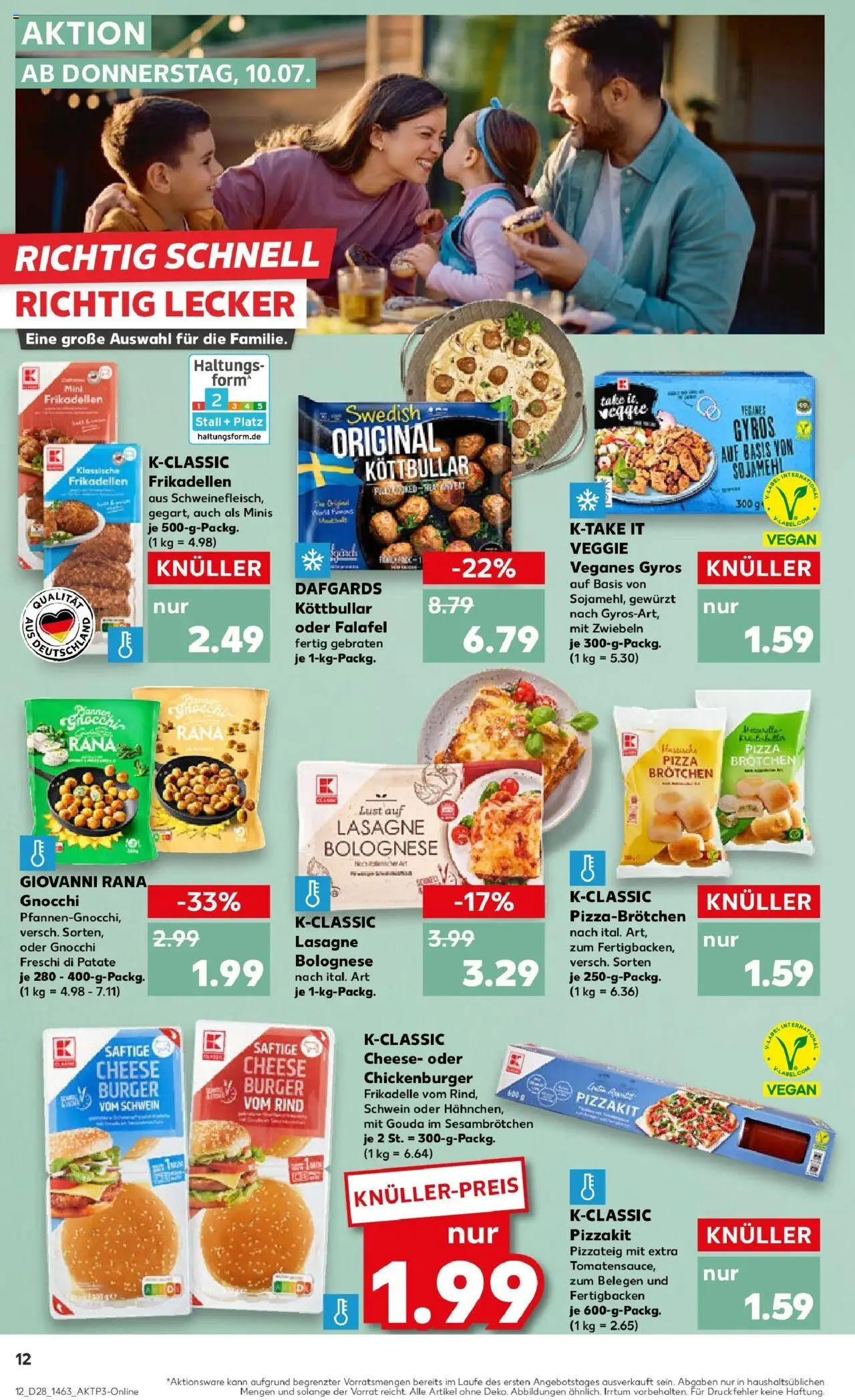 Kaufland prospekt Dossenheim	 - gültig ab dem 13.07.2025 | Seite: 27 | Produkte: Burger, Gyros, Zwiebeln, Pizza