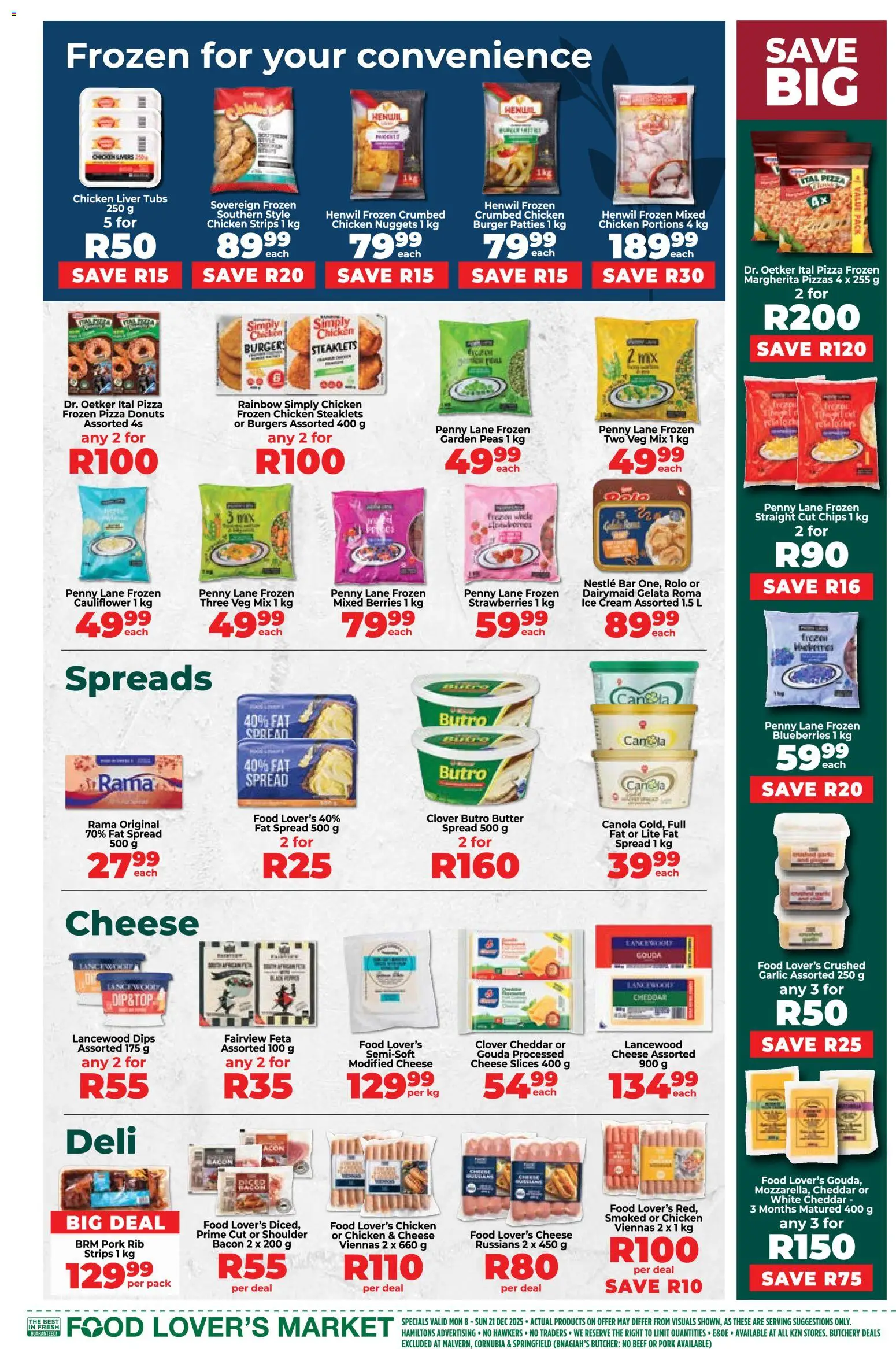 New Food Lover's Market catalogue – valid from 08.12.2025 | Page: 11 | Products: Drone, Butter, Burgers, Garlic