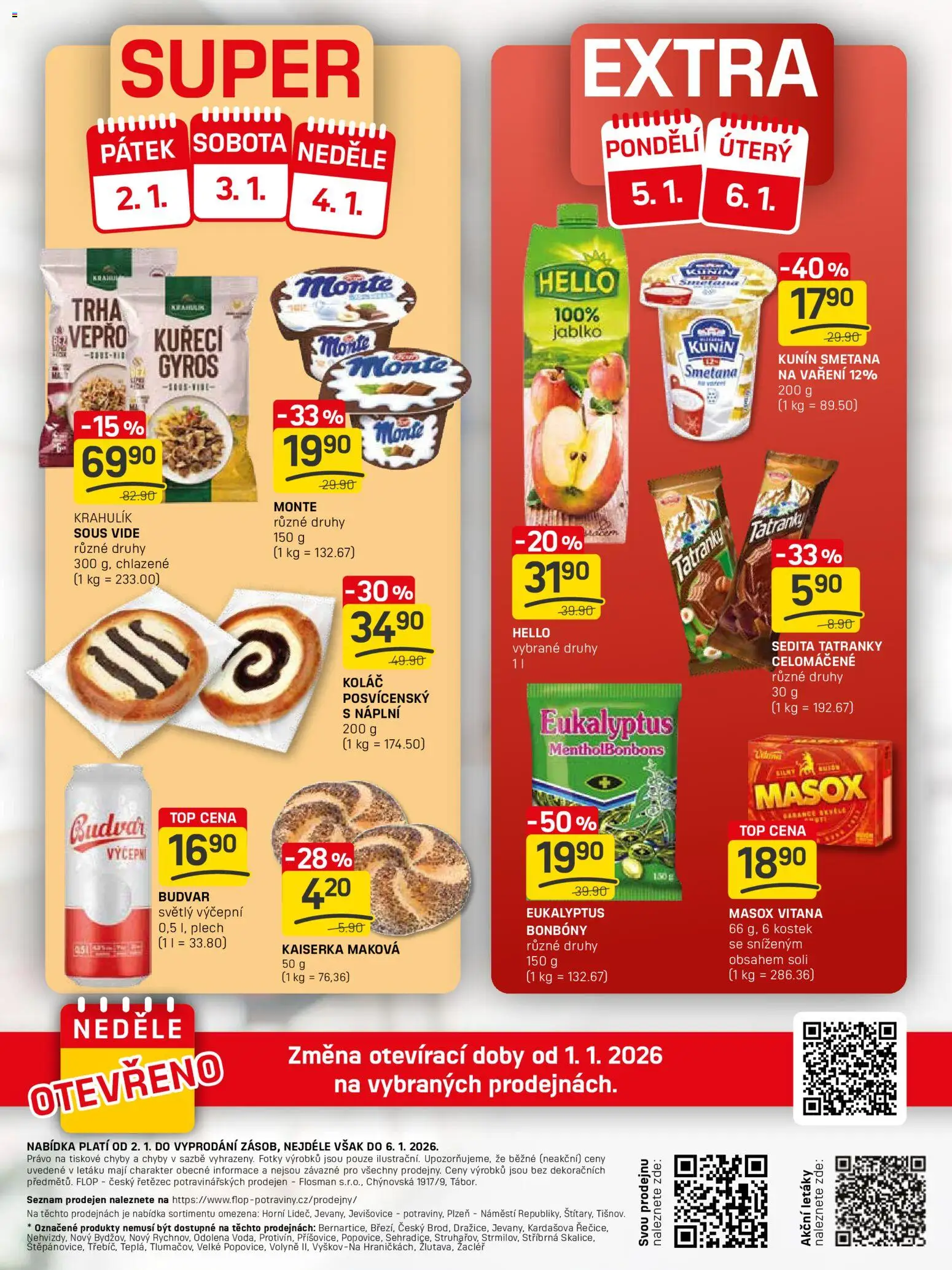 Flop leták - FlopTop od 02.01.2026 | Strana: 16 | Produkty: Smetana, Eukalyptus, Plech, Masox