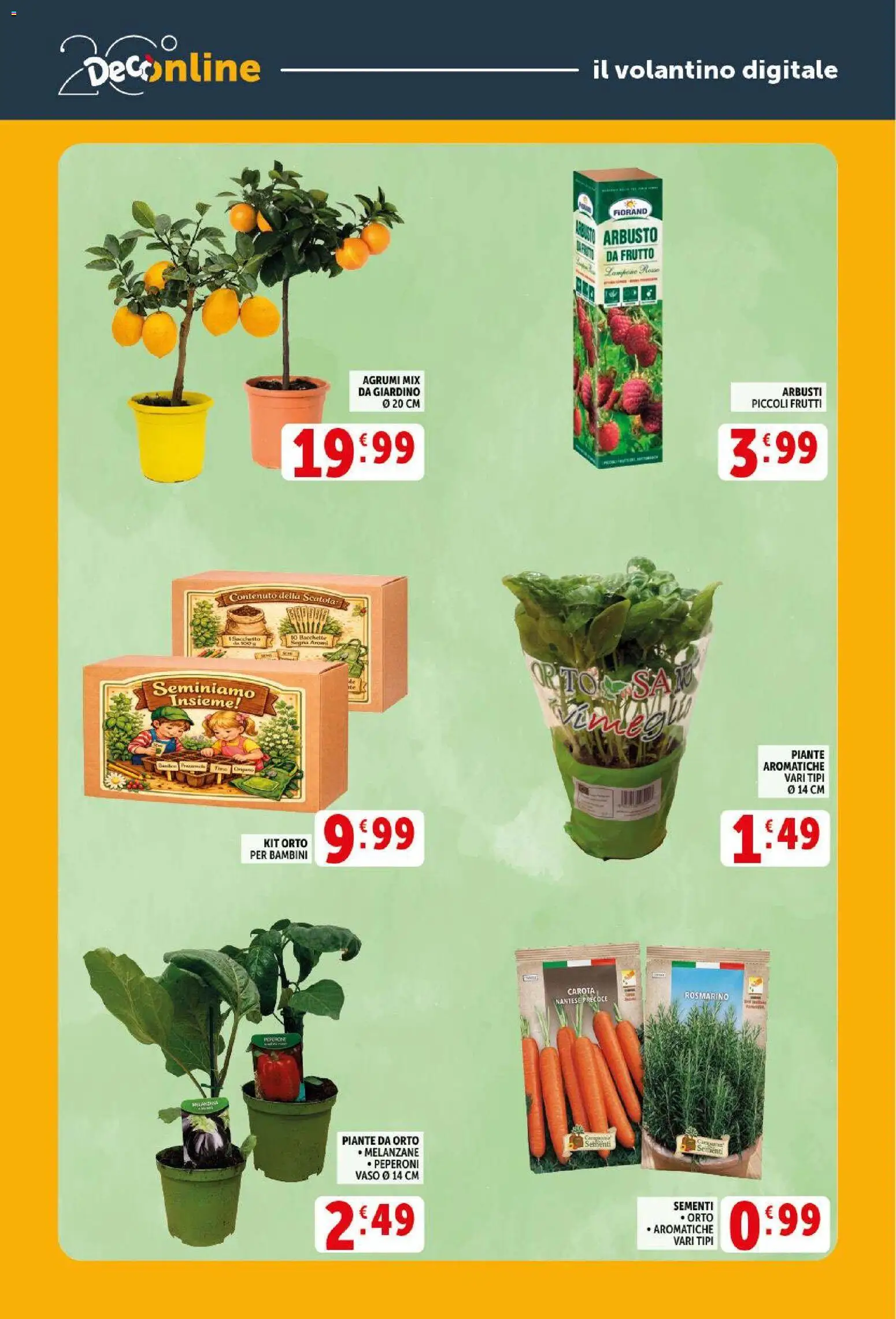 Volantino Decò del 09.04.2026 | Pagina: 37 | Prodotti: Rosmarino, Peperoni, Melanzane, Vaso