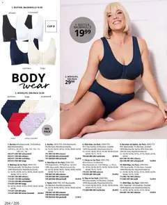 Ulla Popken akciós újság - amely érvényes a következő dátumtól: 01.04.2026 | Oldal: 204 | Termékek: Body