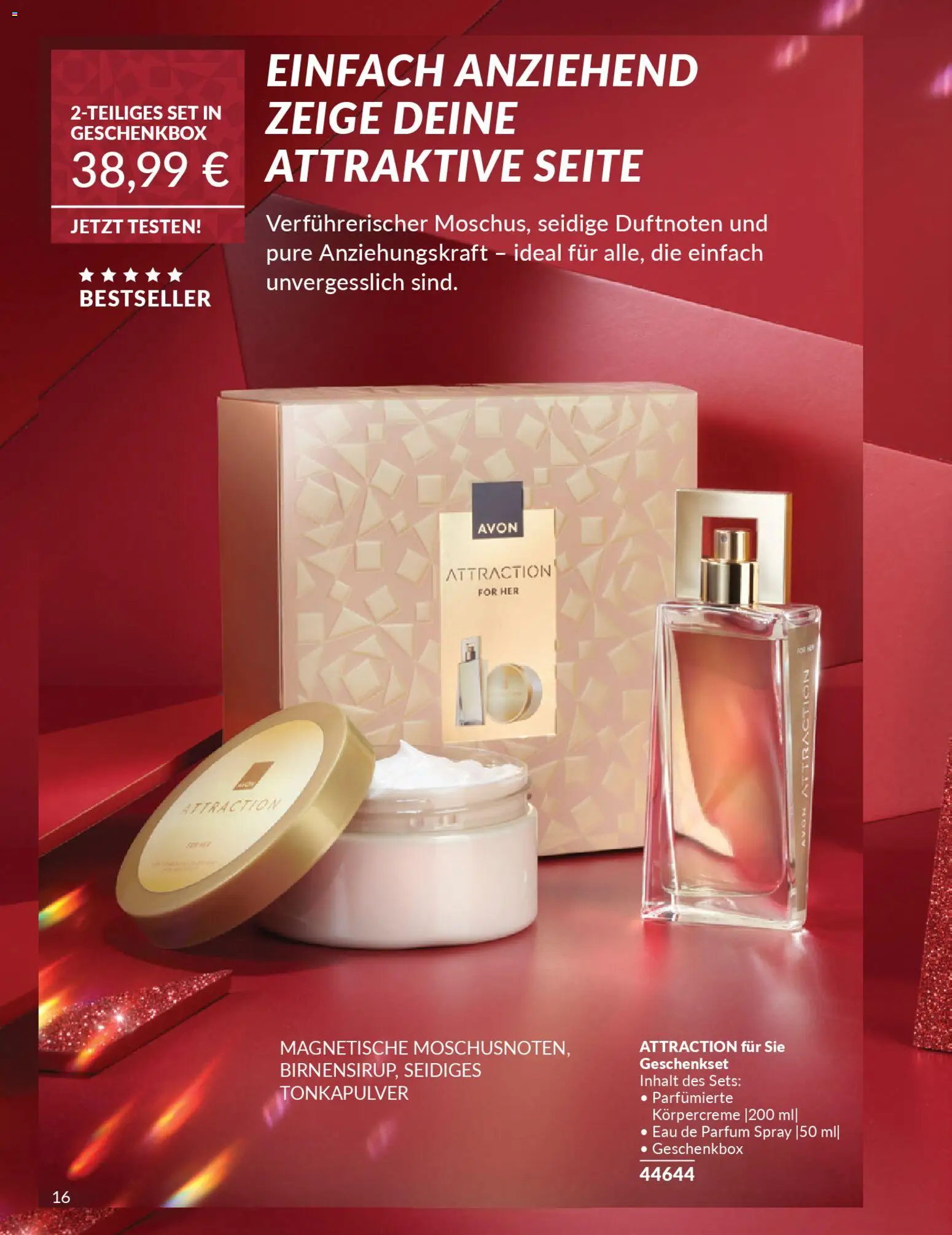 AVON Weihnachtsgeschenkideen – gültig ab 01.11.2025 | Seite: 16 | Produkte: Parfüm, Körpercreme, Eau de Parfum