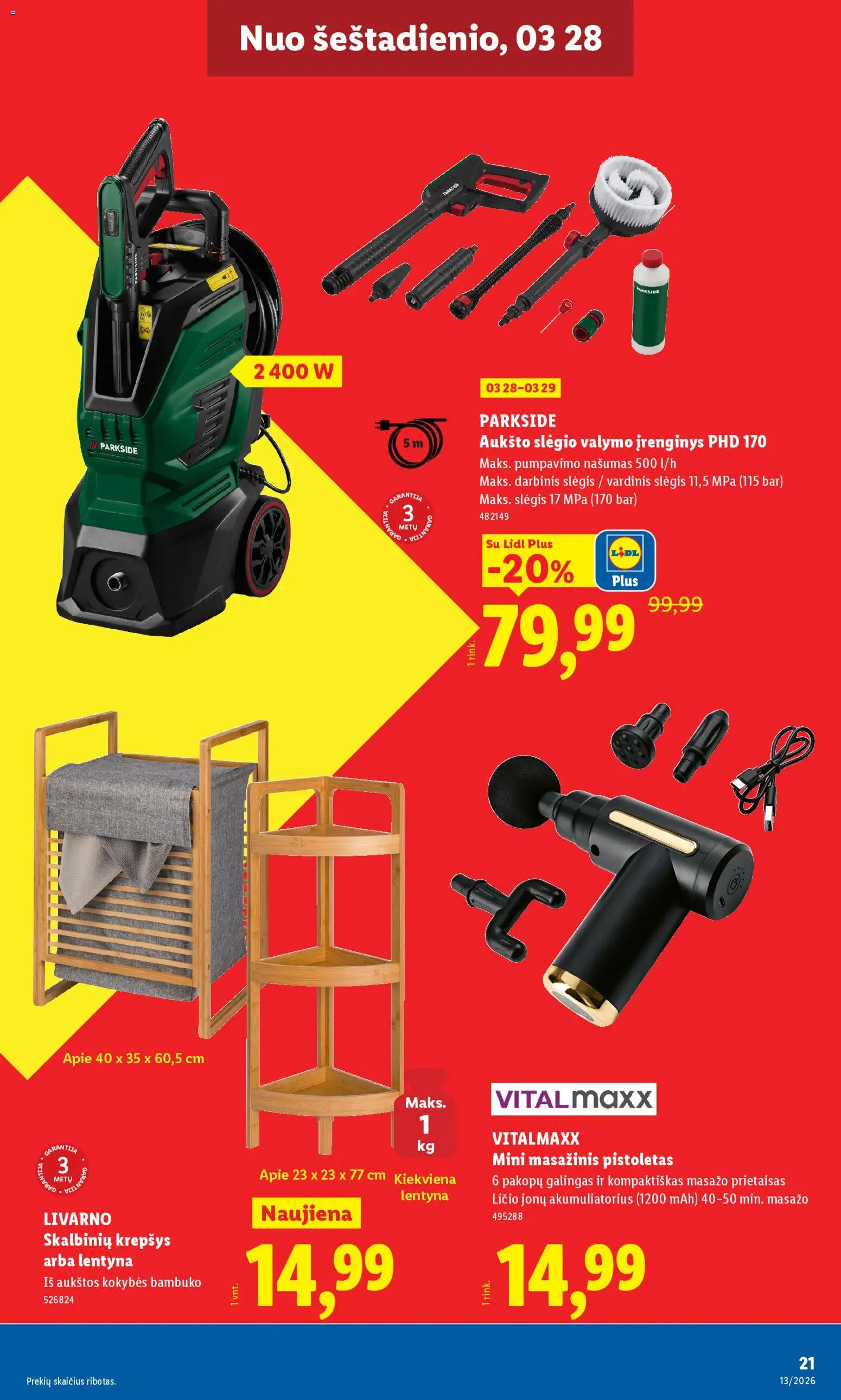 LIDL akcijos nuo 23.03.2026 | Puslapis: 21