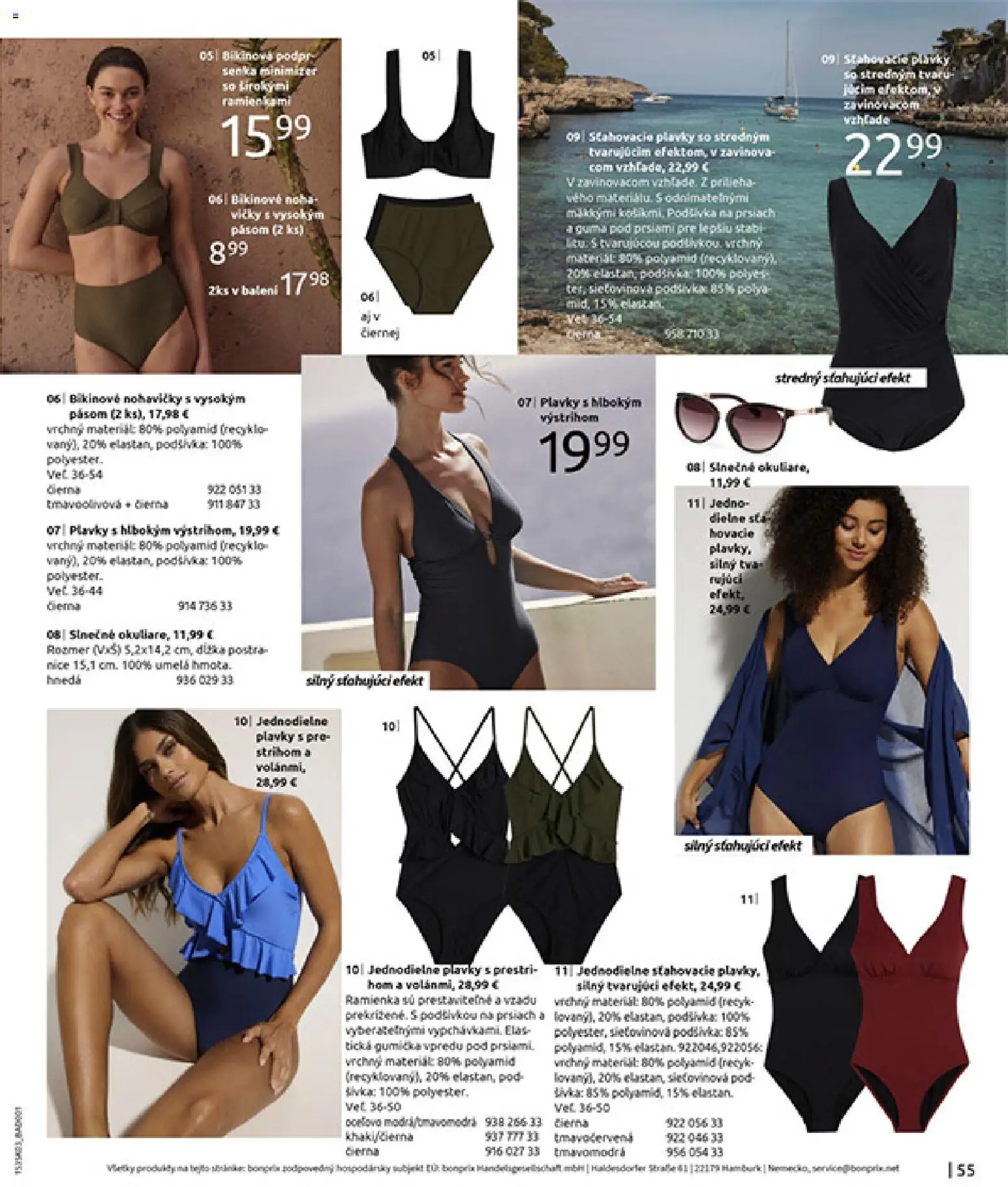 Nové Bonprix akcie – leták je platný od 10.03.2026 | Strana: 57 | Produkty: Nohavičky, Plavky