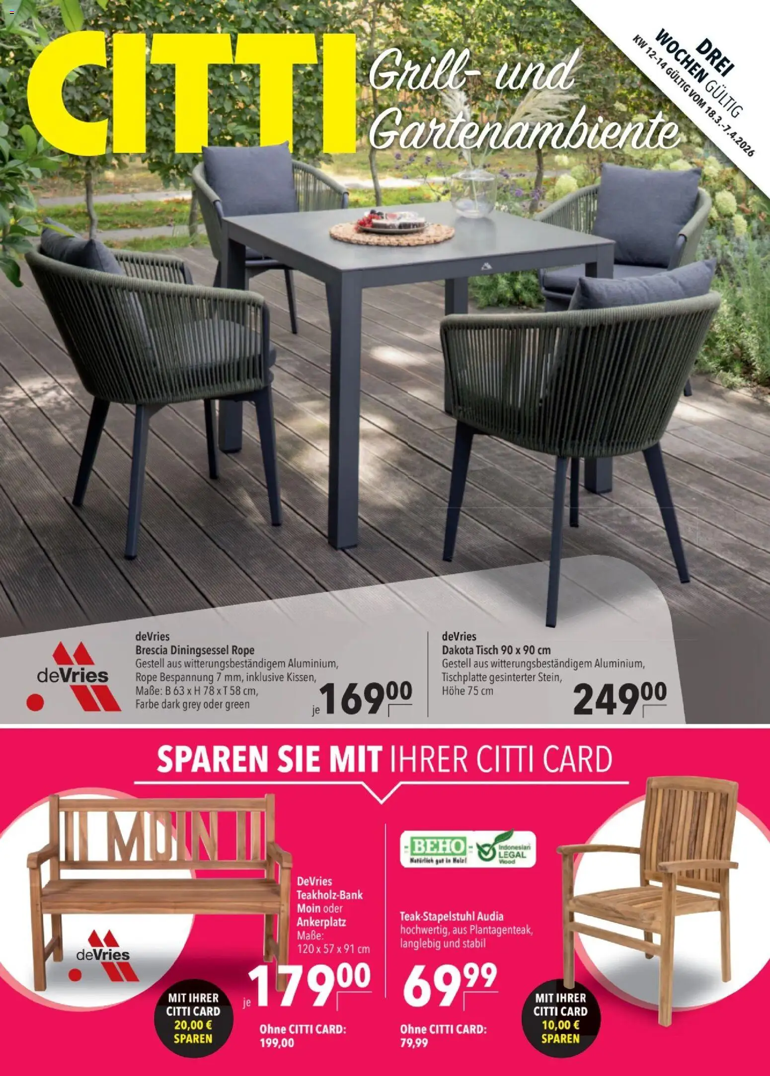 CITTI tilbudsavis – gyldig fra 18.03.2026 | Side: 1 | Produkter: Grill