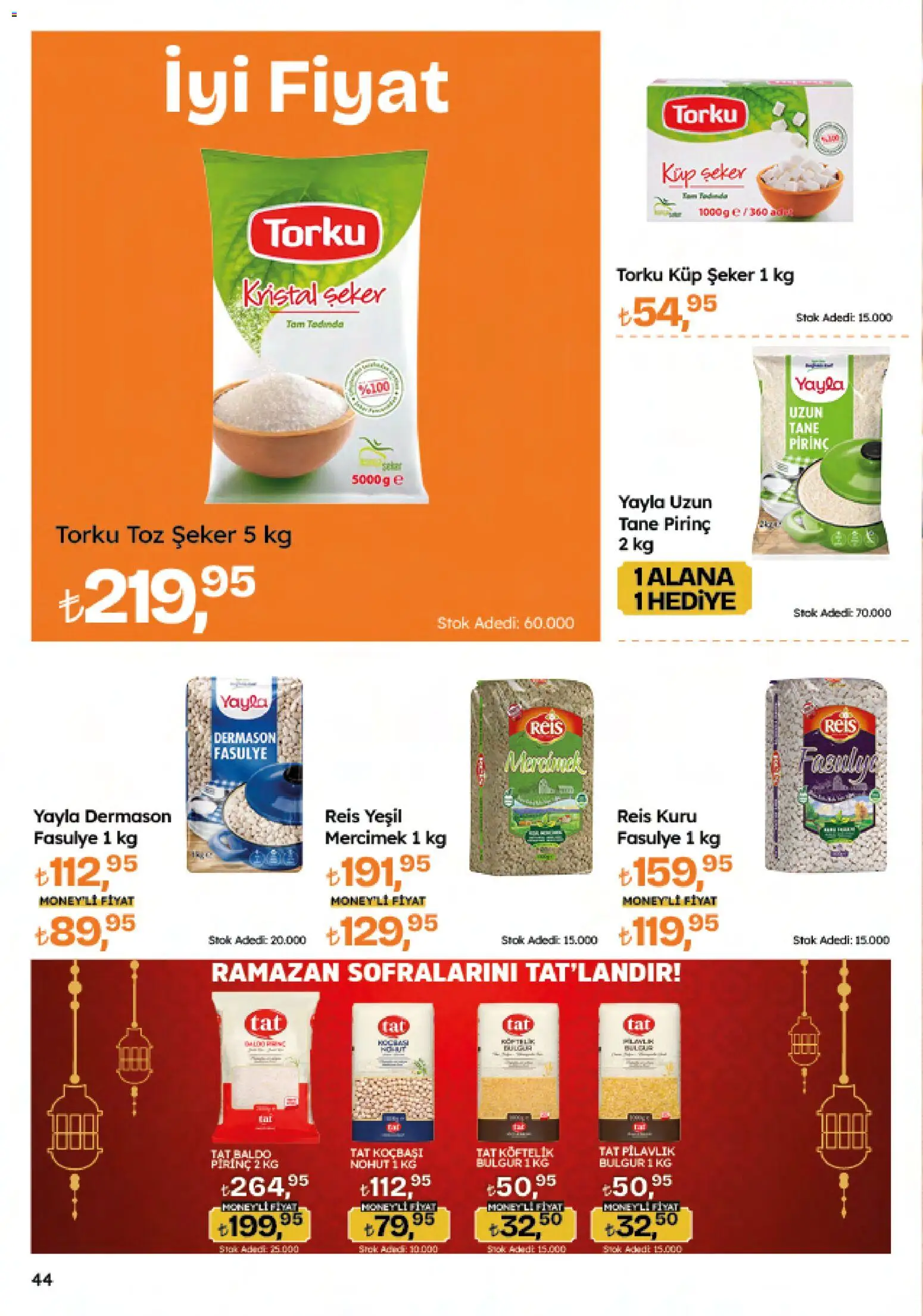 Migros Katalog - 5M Migroskop Dijital - 26.02.2026 tarihinden itibaren geçerlidir | Sayfa: 44 | Ürünler: Kuru fasulye, Şeker, Toz şeker, Küp şeker
