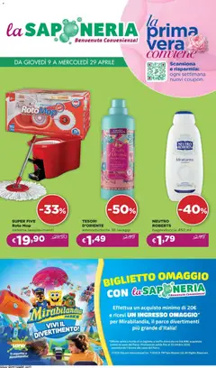 Anteprima del volantino La Saponeria volantino valido a partire dal 09.04.2026