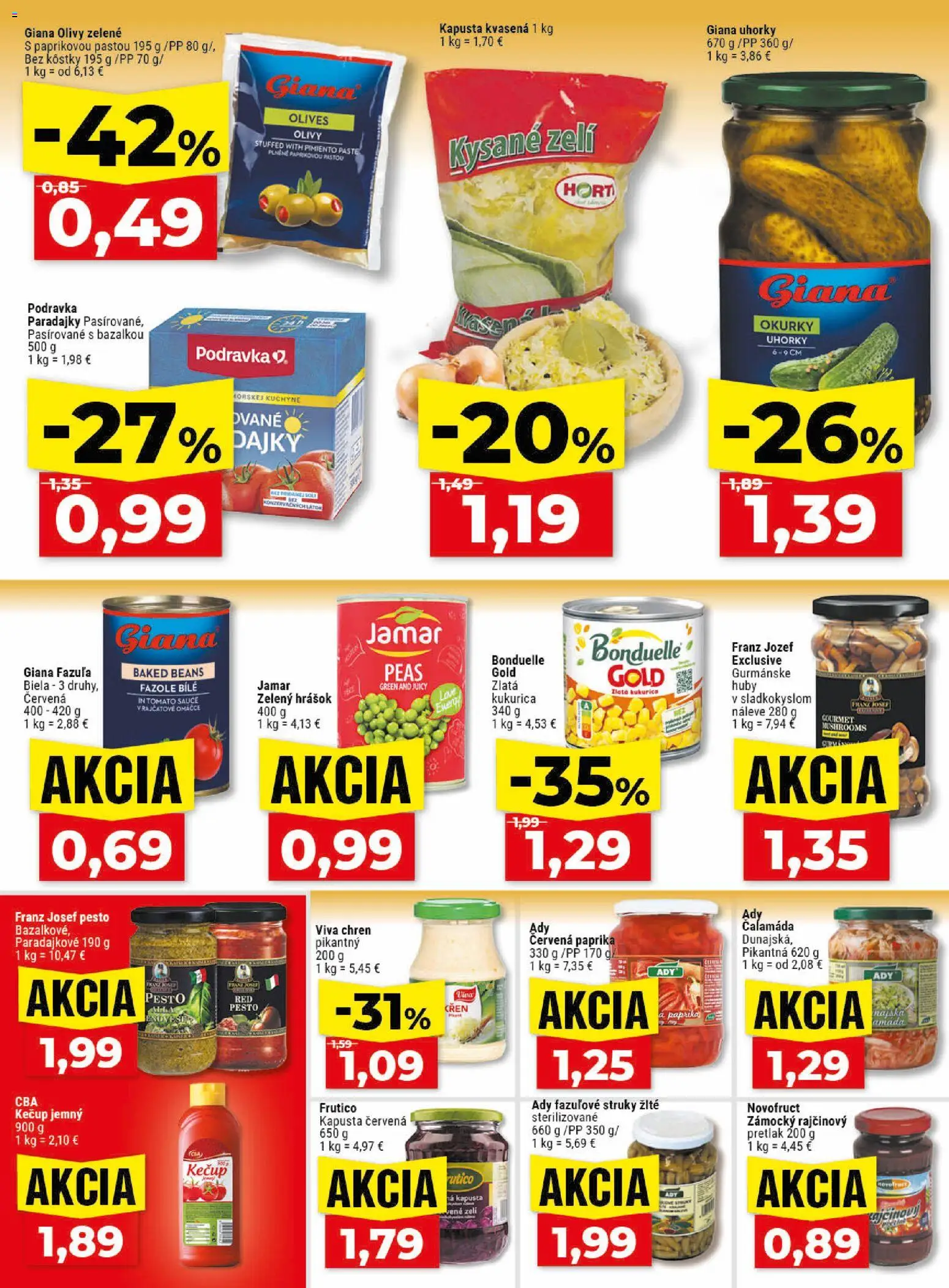 Nové Klas akcie – leták je platný od 27.04.2026 | Strana: 15 | Produkty: Paprika, Fazuľa, Kuchyne, Kečup