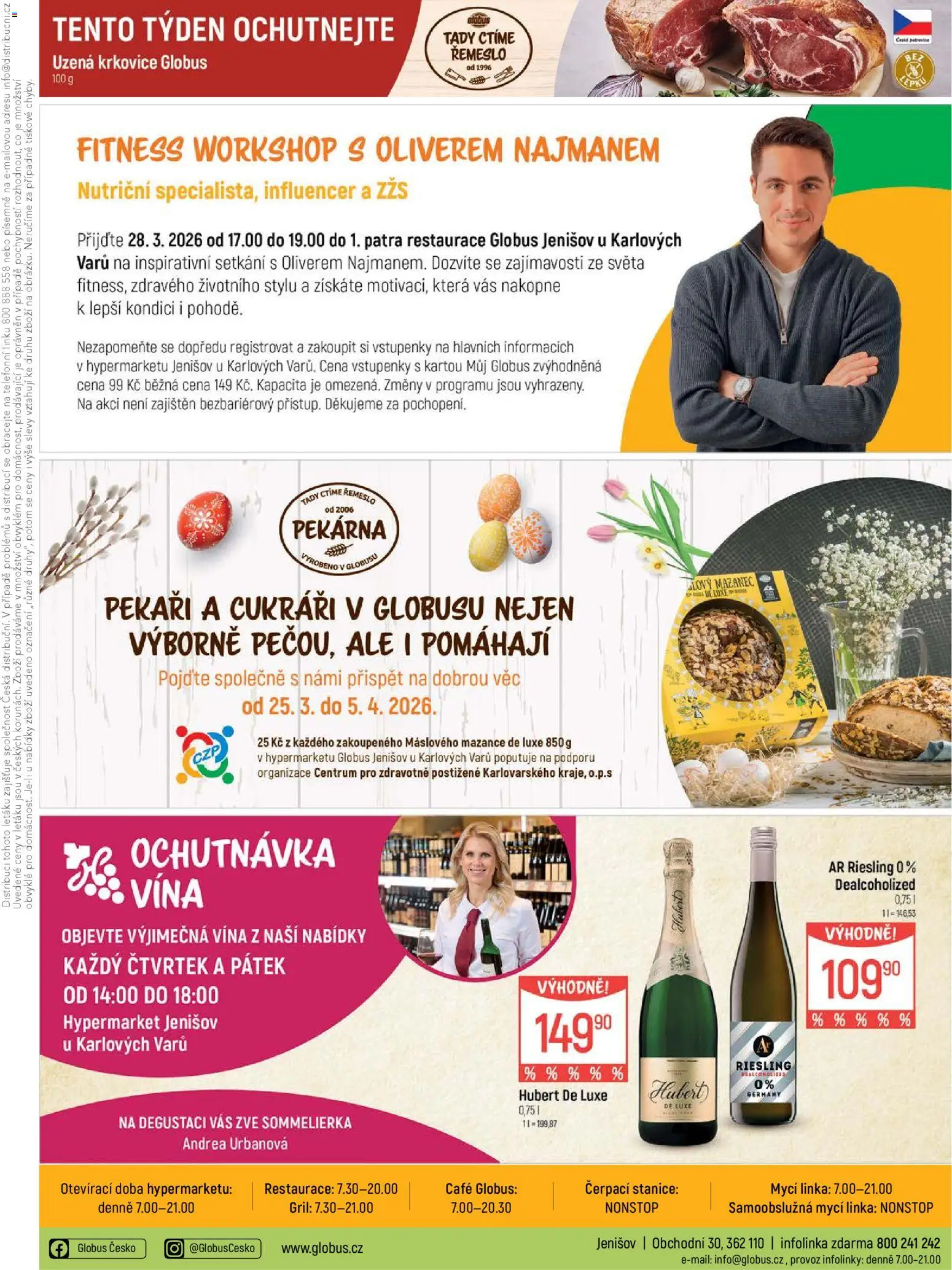 Globus leták - Karlovy Vary od 25.03.2026 | Strana: 34 | Produkty: Gril, Mazanec, Krkovice, Uzená krkovice