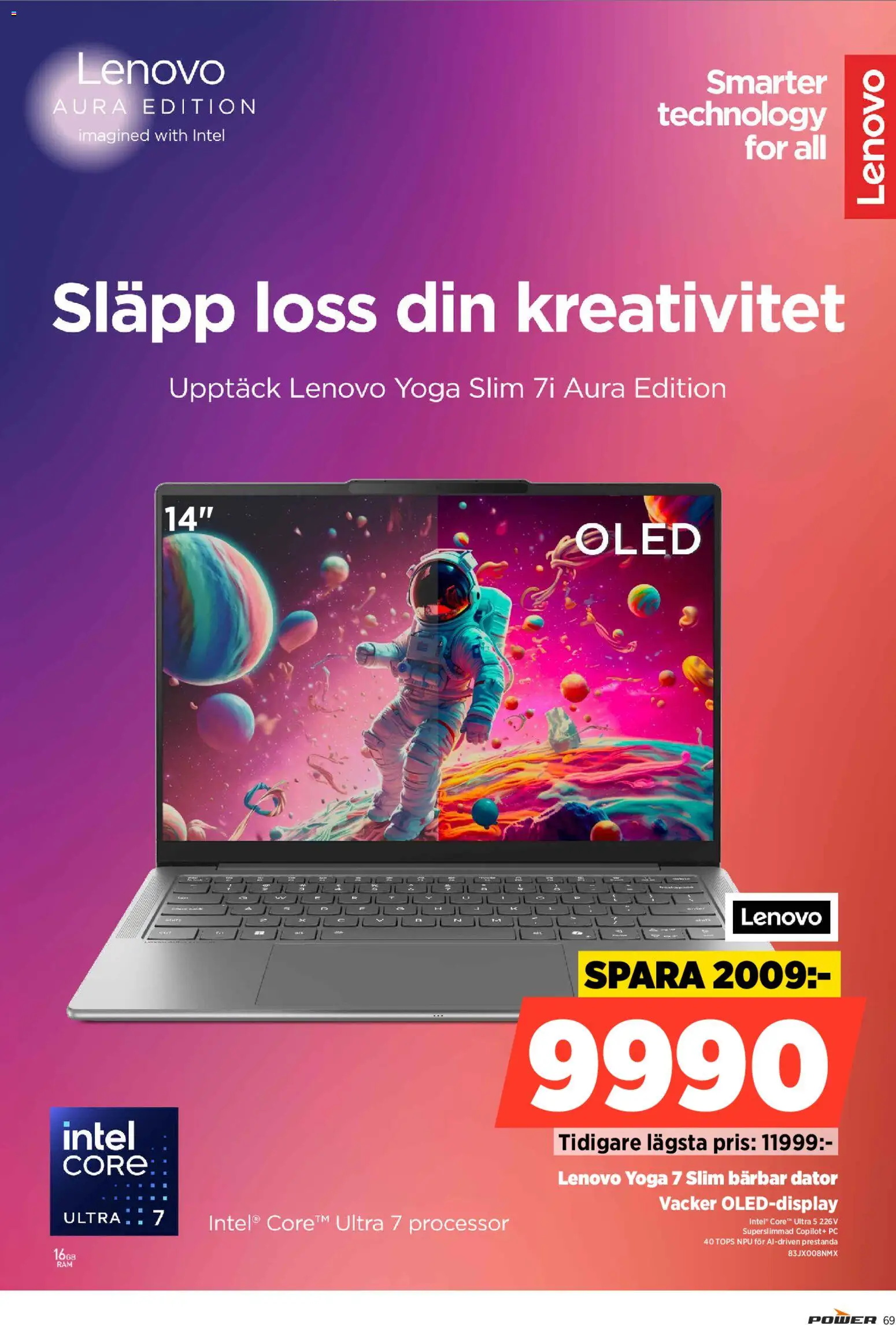 Power reklamblad aktuell från 02.03.2026 | Sida: 69 | Produkter: Tops, PC, Dator