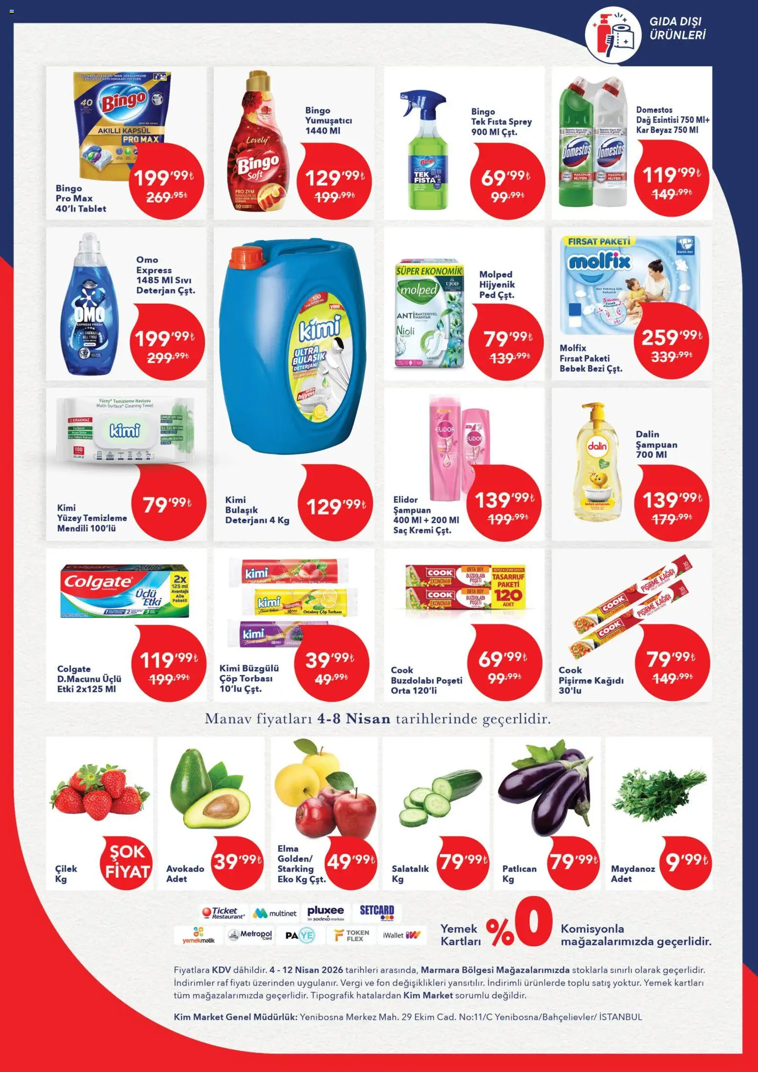 Kim Market Katalog - Marmara Insert - 04.04.2026 tarihinden itibaren geçerlidir | Sayfa: 4 | Ürünler: Saç Kremi, Yumuşatıcı, Elma, Çilek
