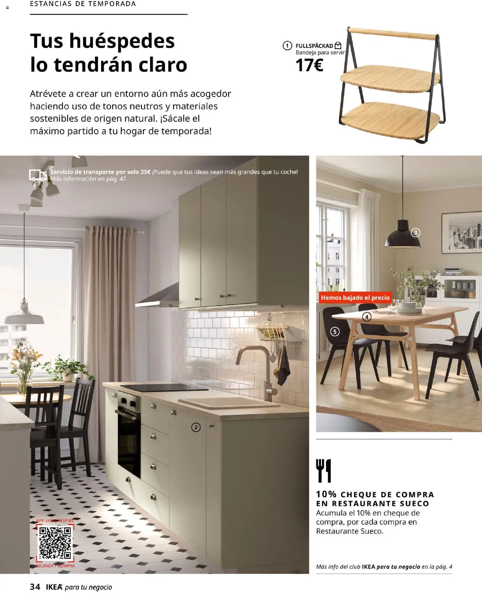 Catálogo IKEA para tu negocio │ válido desde el 02.12.2025 | Página: 34 | Productos: Bandeja