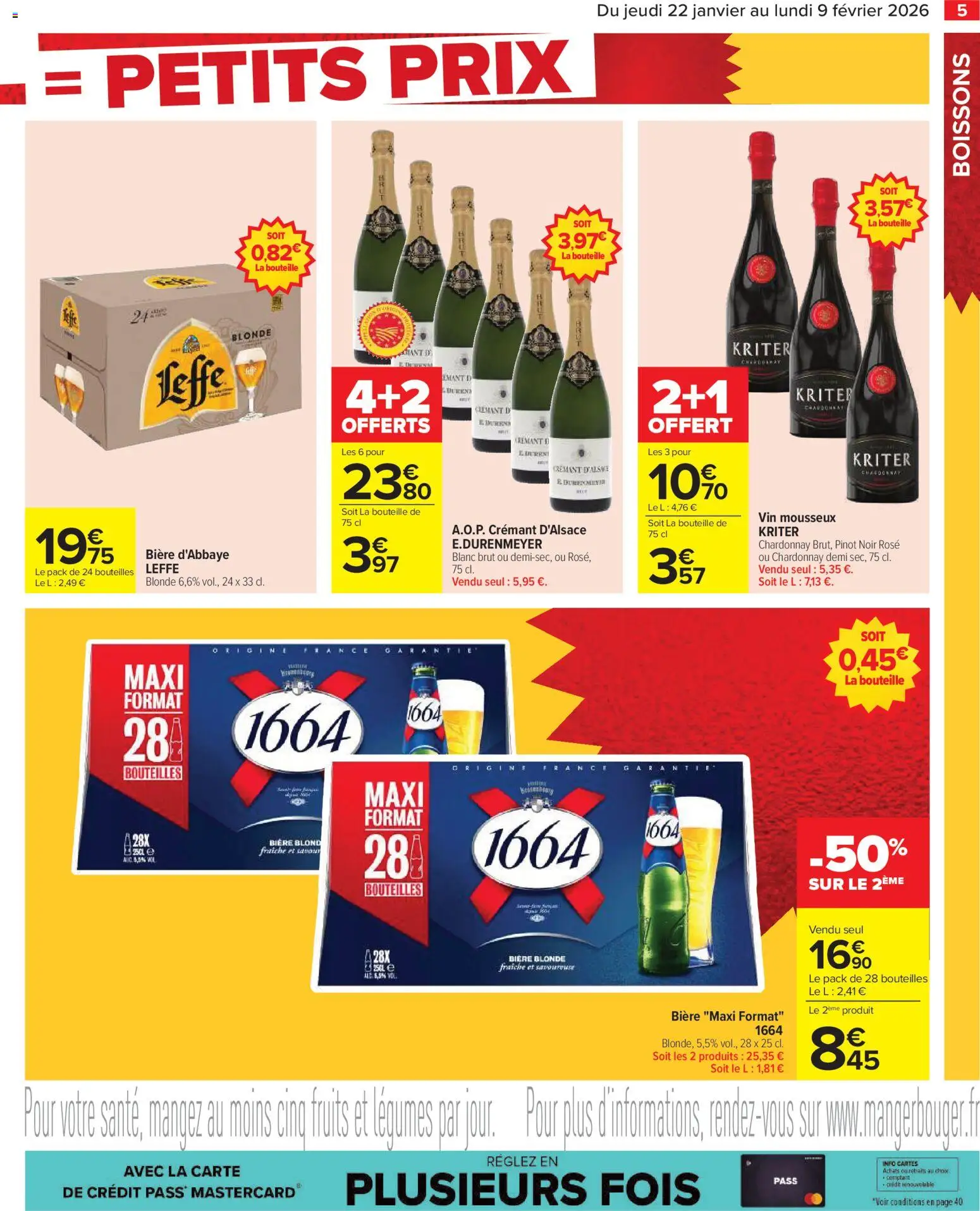 {H1} | Page: 7 | Produits: Crémant, Vin, Bière, Crémant d'alsace