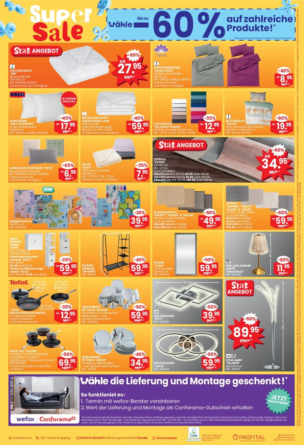 Conforama Aktionen ab 18.06.2025 | Seite: 8 | Produkte: Decke, Schrank, Kleider, Hülle