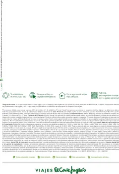 Vista previa Viajes El Corte Inglés - Grandes Viajes válido desde el 09.10.2025 | Página: 8 | Productos: Té, Juguetes