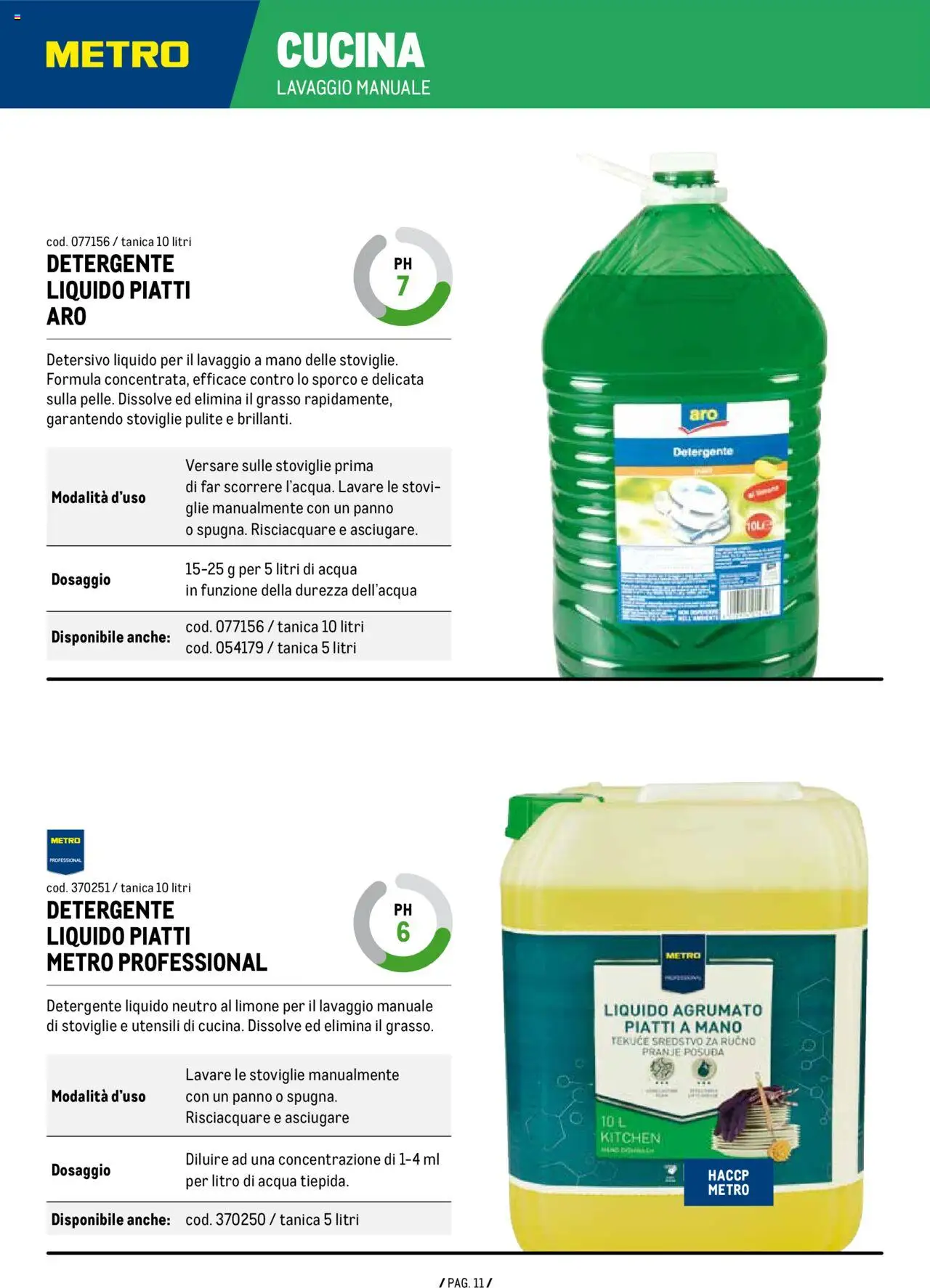 Volantino Metro del 11.09.2025 | Pagina: 11 | Prodotti: Acqua, Limone, Tanica, Metro