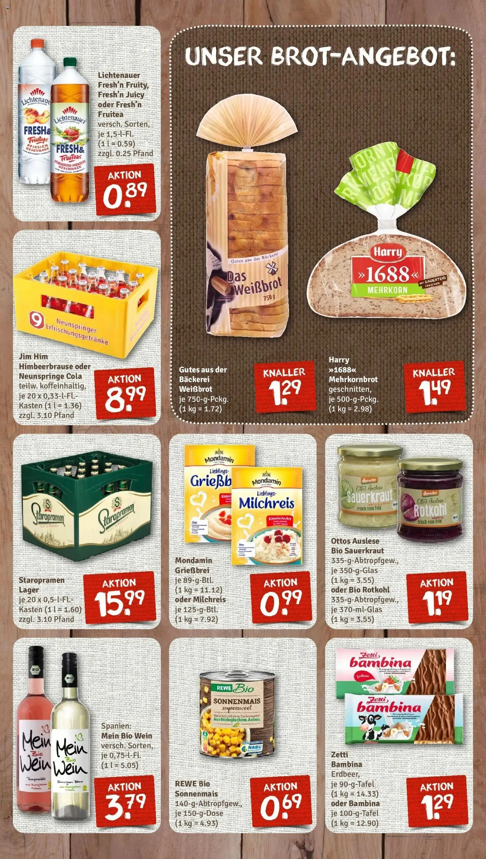 Rewe Prospekt Schneeberg	 – gültig ab 08.03.2026 | Seite: 7 | Produkte: Bäckerei, Rotkohl, Pfirsich, Wein