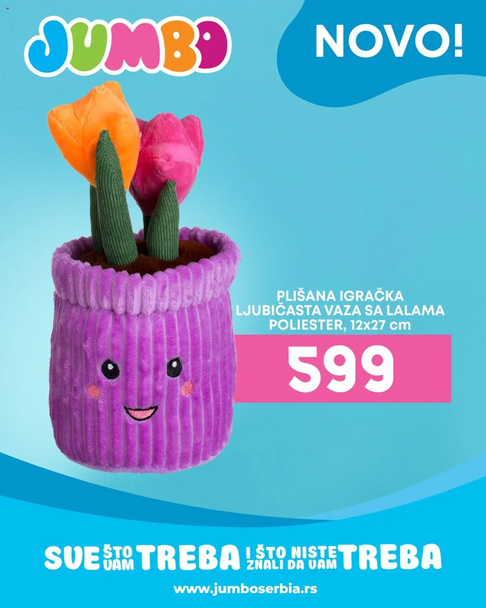 JUMBO katalog - važi od 23.02.2026 | Strana: 1 | Proizvode: Sto, Vaza