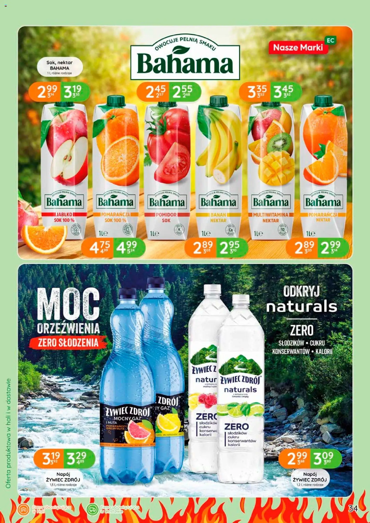 Eurocash gazetka - Grill od 09.04.2026 | Strona: 34 | Produkty: Sok, Banan