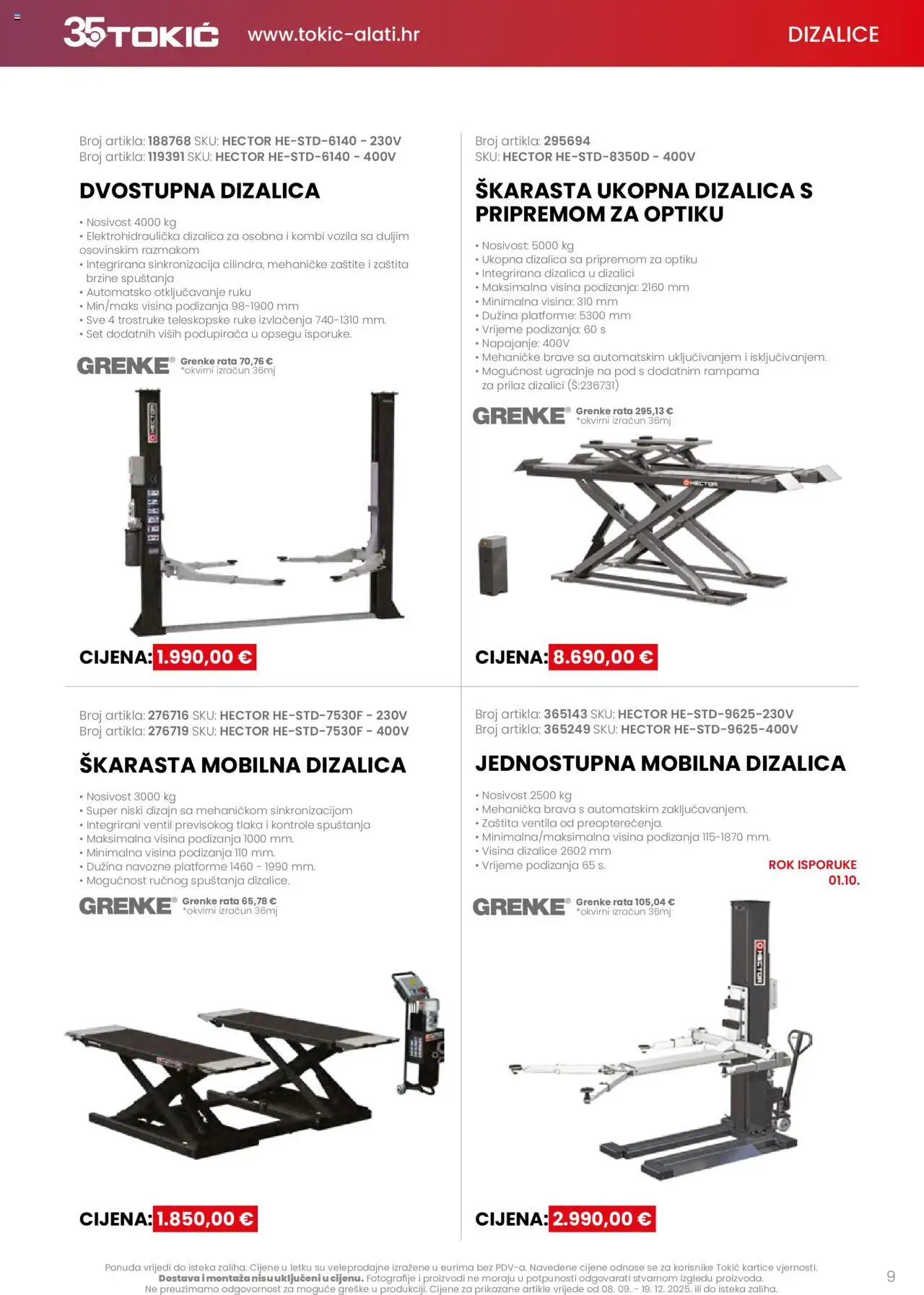 Tokić katalog | vrijedi od 08.09.2025 | Stranica: 9 | Proizvodi: Ventil