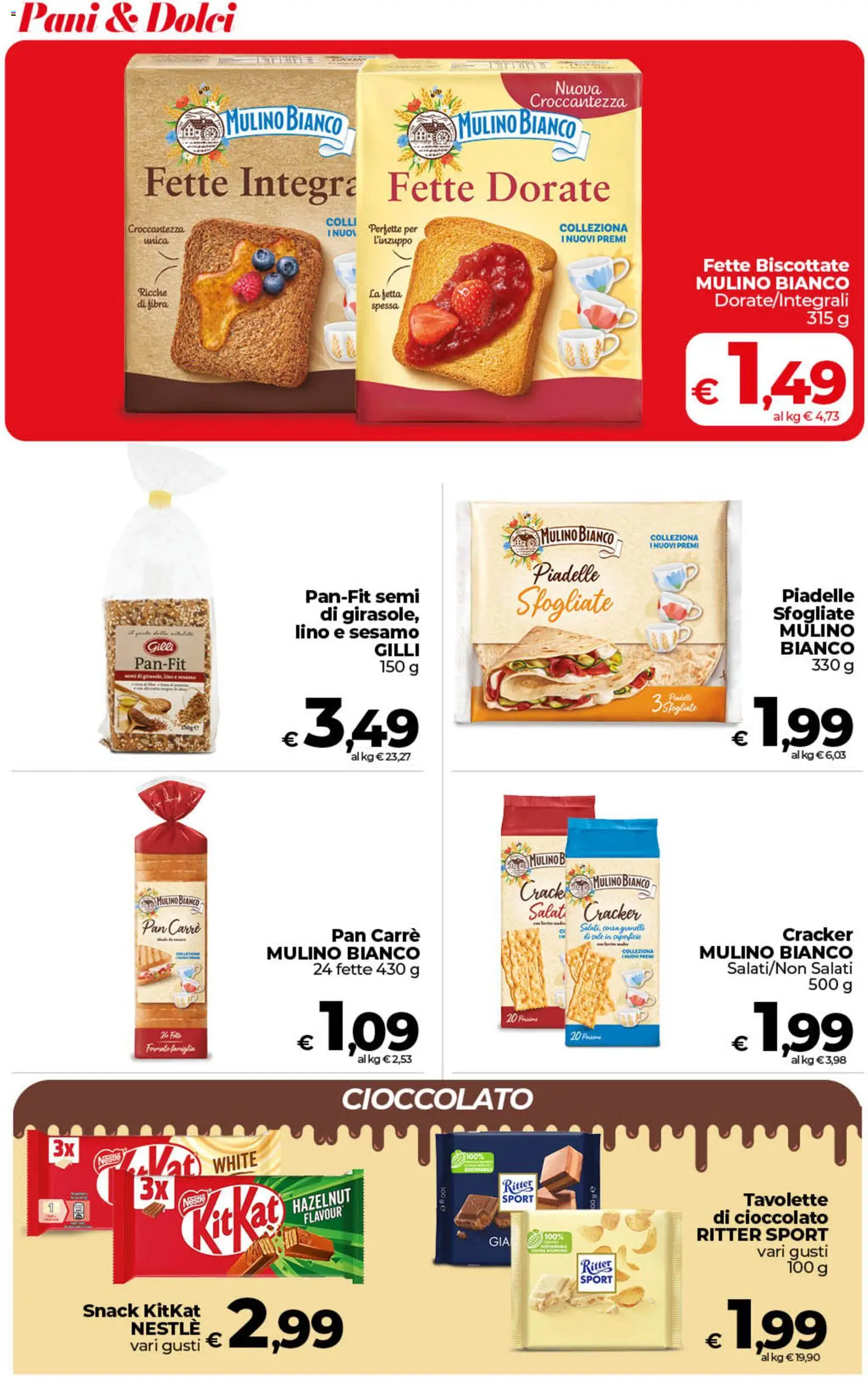 Volantino COOP del 07.04.2026 | Pagina: 33 | Prodotti: Cioccolato, Sale, Fette biscottate