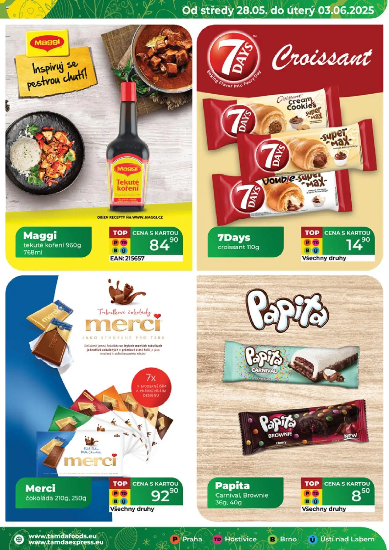 Tamda Foods leták od 28.05.2025 | Strana: 25 | Produkty: Čokoláda, Maggi, Koření, Croissant