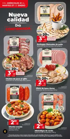 Vista previa Filete de lomo tierno, Selección de Dia bandeja 300 g válido desde el 21.01.2026 | Página: 6