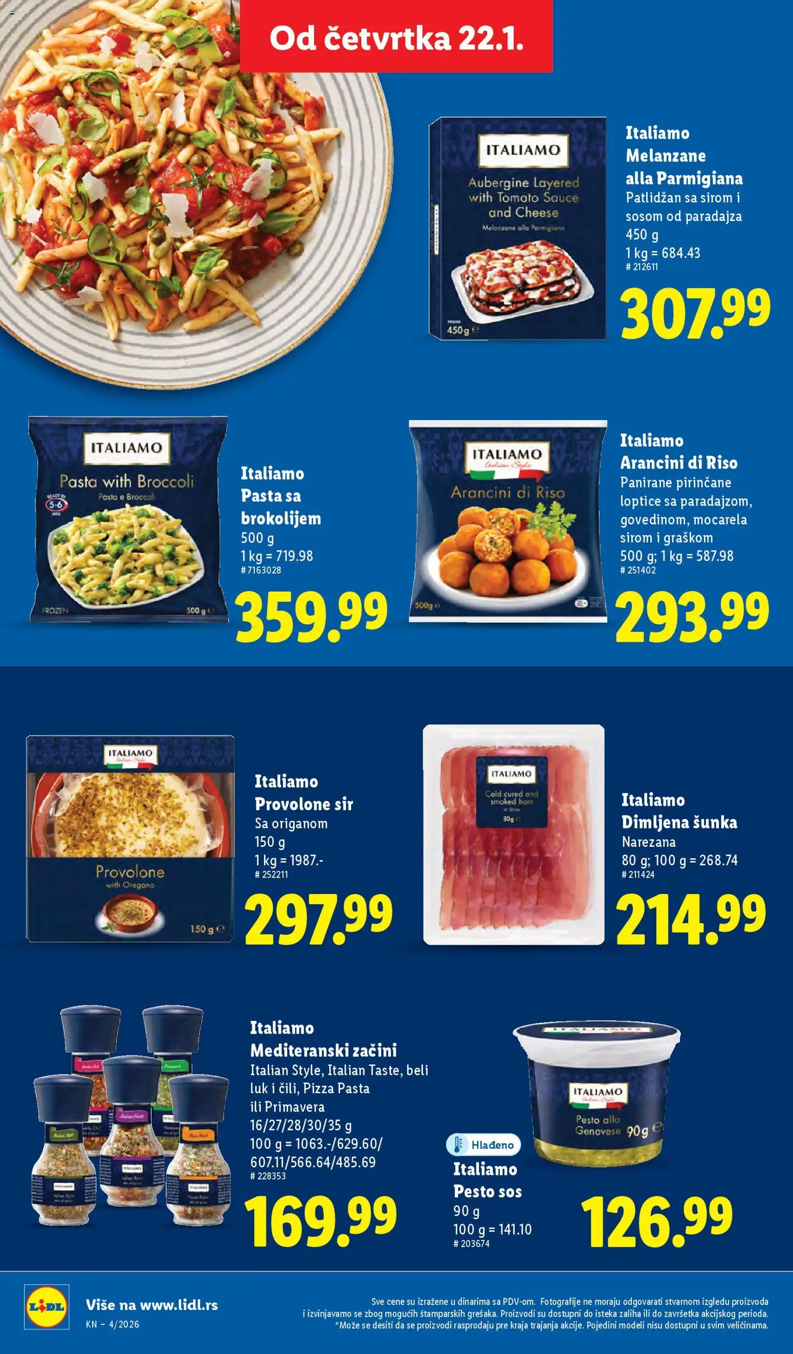 Lidl katalog - važi od 22.01.2026 | Strana: 38 | Proizvode: Dimljena šunka, Beli luk, Sir, Šunka