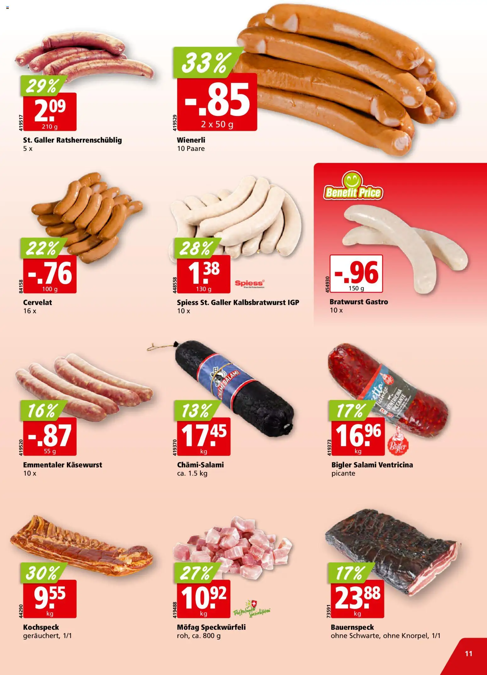 Aligro aktionen – gültig ab 16.03.2026 | Seite: 11 | Produkte: Salami