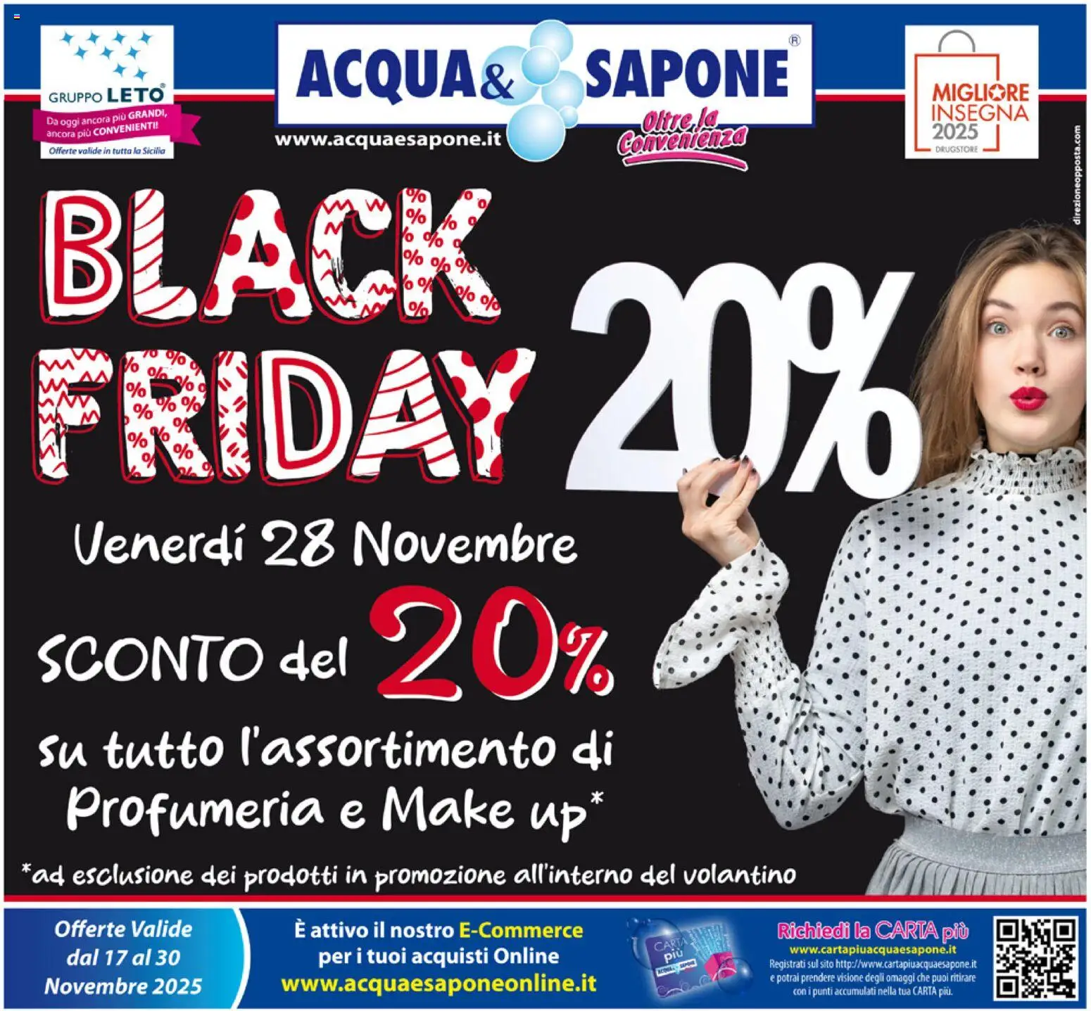 Volantino Acqua e Sapone del 17.11.2025 | Pagina: 1 | Prodotti: Sapone
