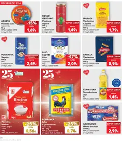 ARGETA Pašteta tuna, razne vrste 95 g - Pregled kataloga iz trgovine Kaufland, vrijedi od 29.04.2026 | Stranica: 26 | Proizvodi: Riža, Juha, Pasta, Tuna