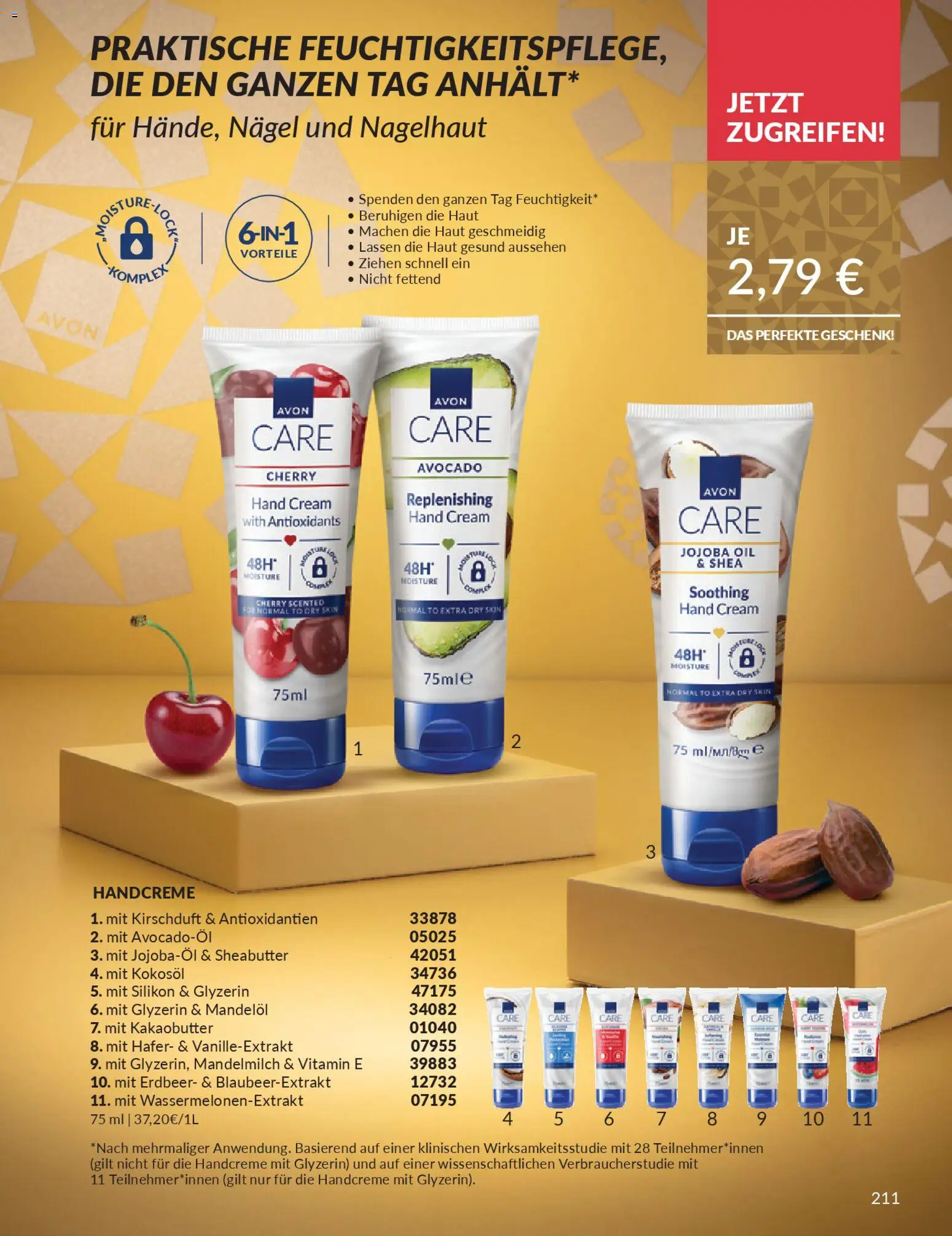 AVON Katalog Dezember 2025 – gültig ab 01.12.2025 | Seite: 213 | Produkte: Handcreme, Avocado