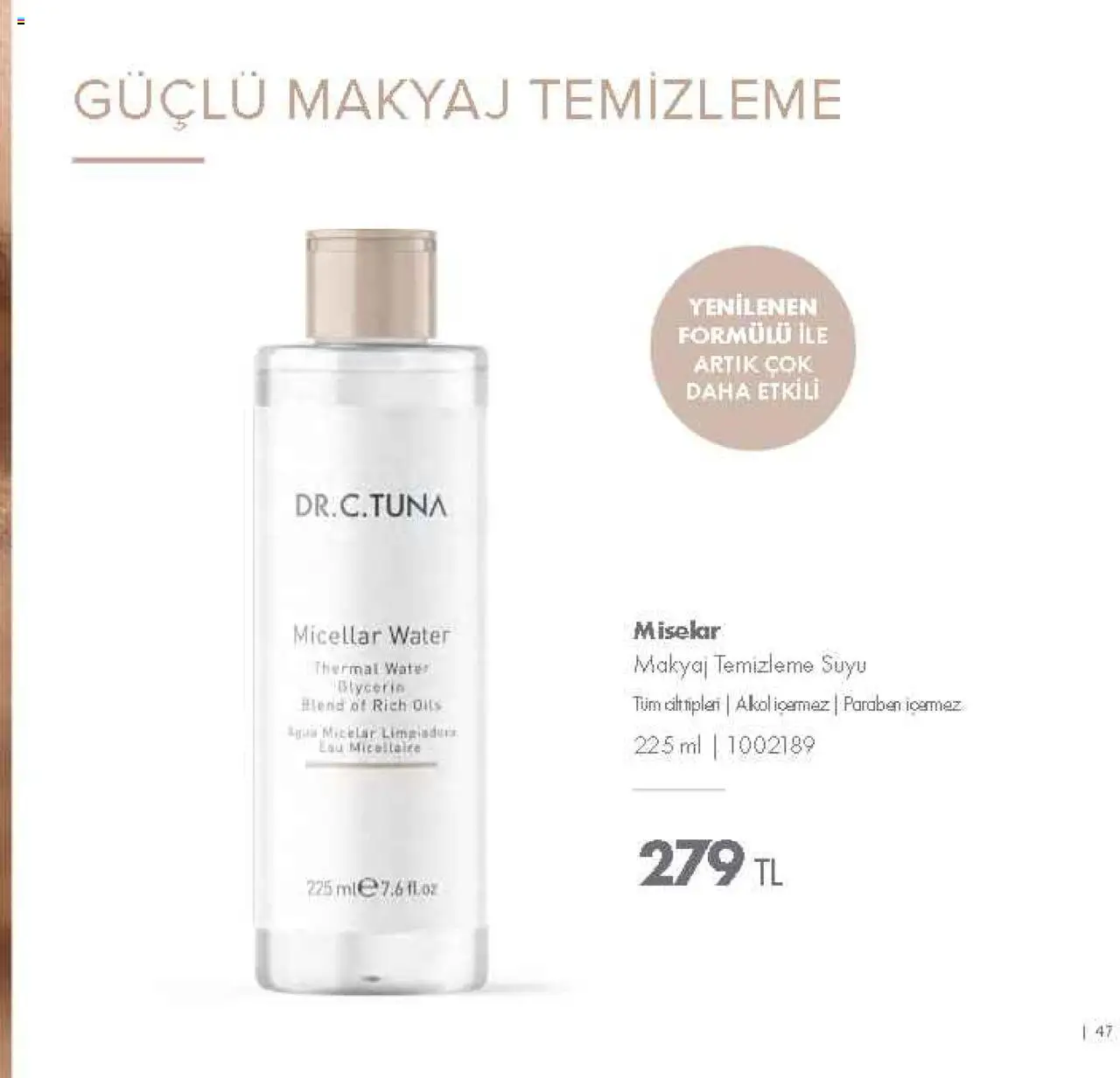 Farmasi Katalog - 01.09.2025 tarihinden itibaren geçerlidir | Sayfa: 47 | Ürünler: Makyaj