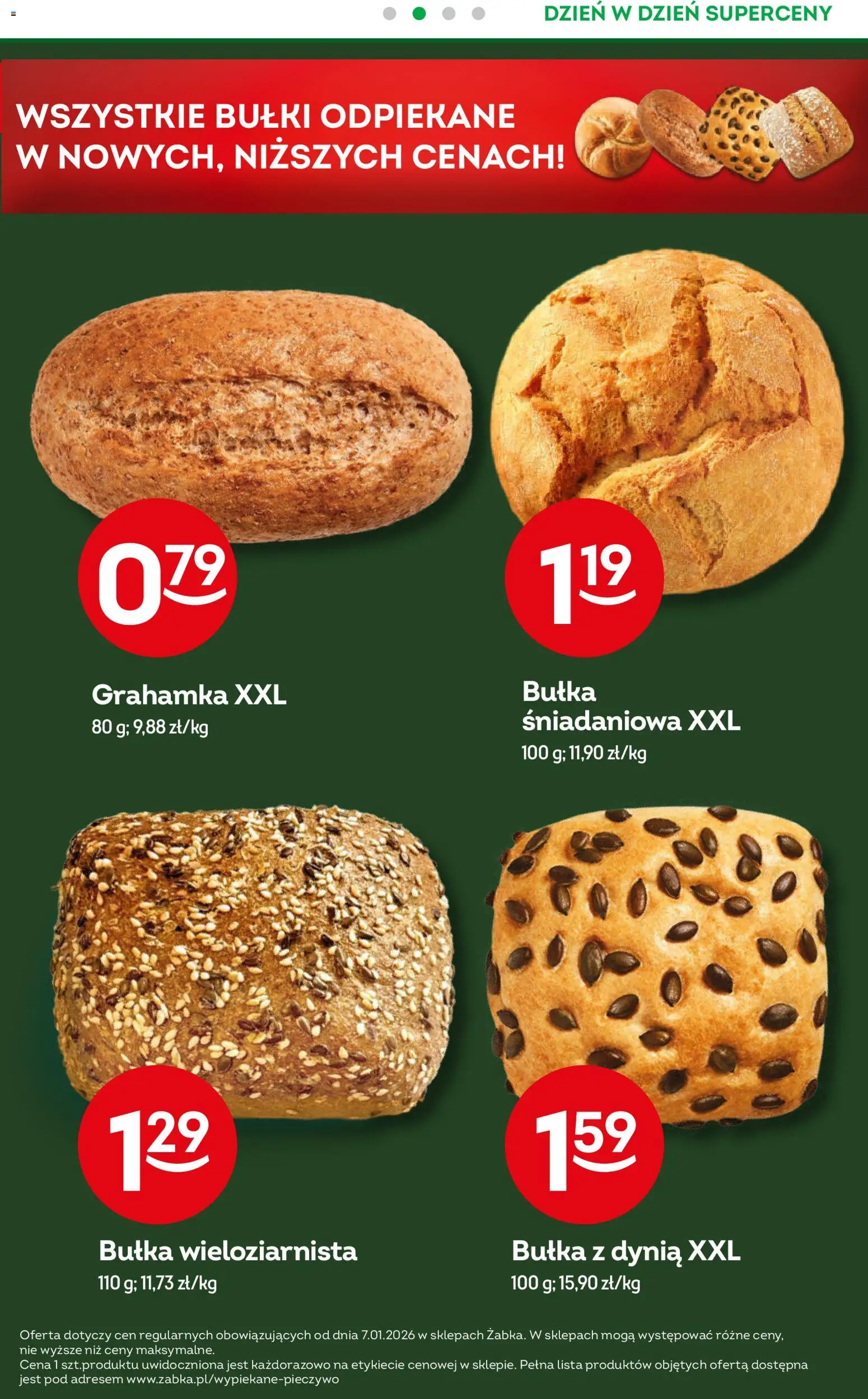 Żabka Gazetka od 11.02.2026 | Strona: 21 | Produkty: Dynia, Bułka