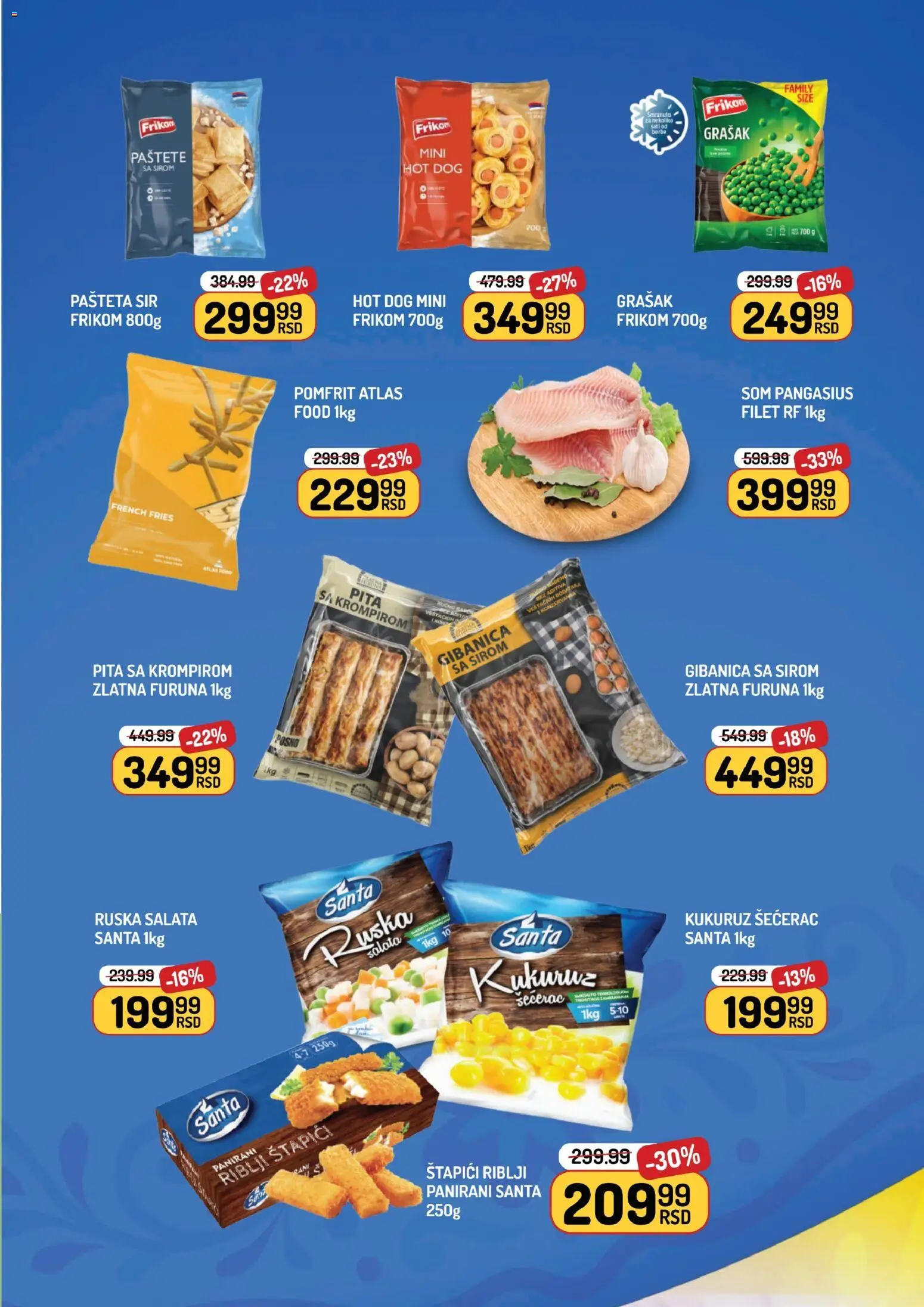 Aman katalog - važi od 31.10.2025 | Strana: 5 | Proizvode: Grašak, Pomfrit, Sir, Pita