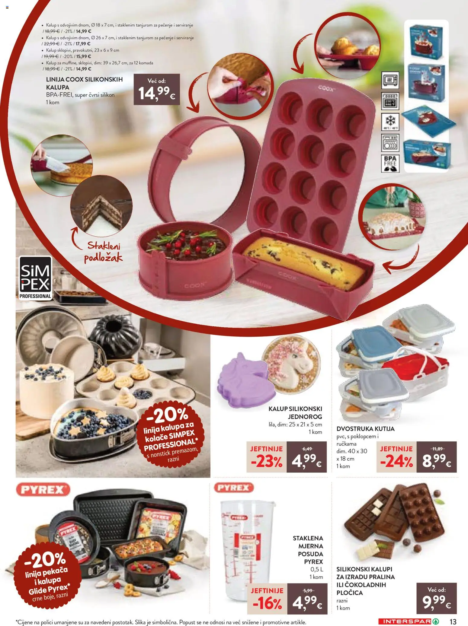 Interspar katalog | vrijedi od 12.03.2026 | Stranica: 13 | Proizvodi: Kutija, Kalupi