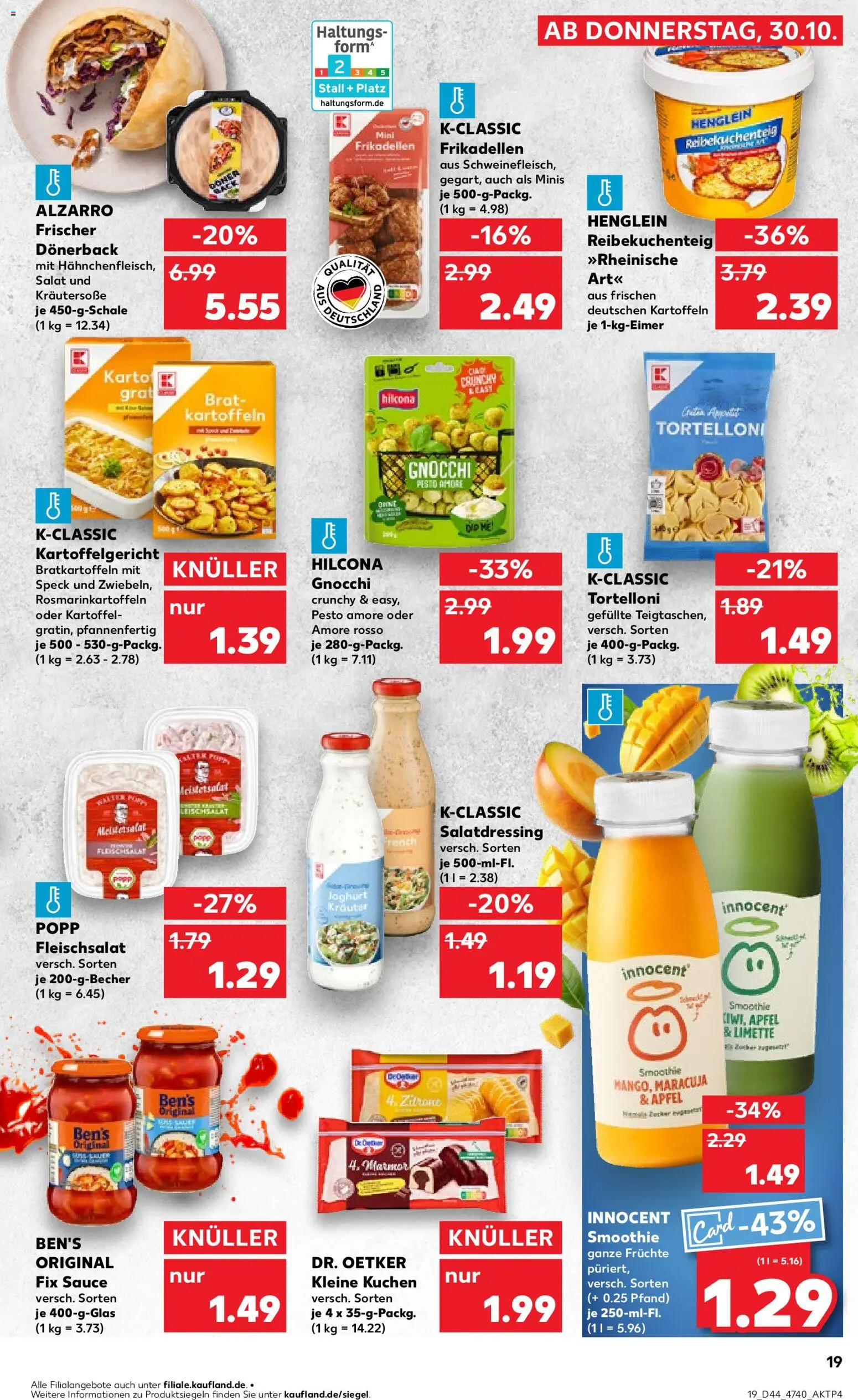 Kaufland prospekt Hannover	 – gültig ab 30.10.2025 | Seite: 19 | Produkte: Joghurt, Dressing, Limette, Salat
