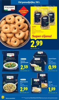 Kremasti jogurt, 150 g, Lješnjak i kakao ili limeta i mascarpone - Pregled kataloga iz trgovine Lidl, vrijedi od 19.01.2026 | Stranica: 22