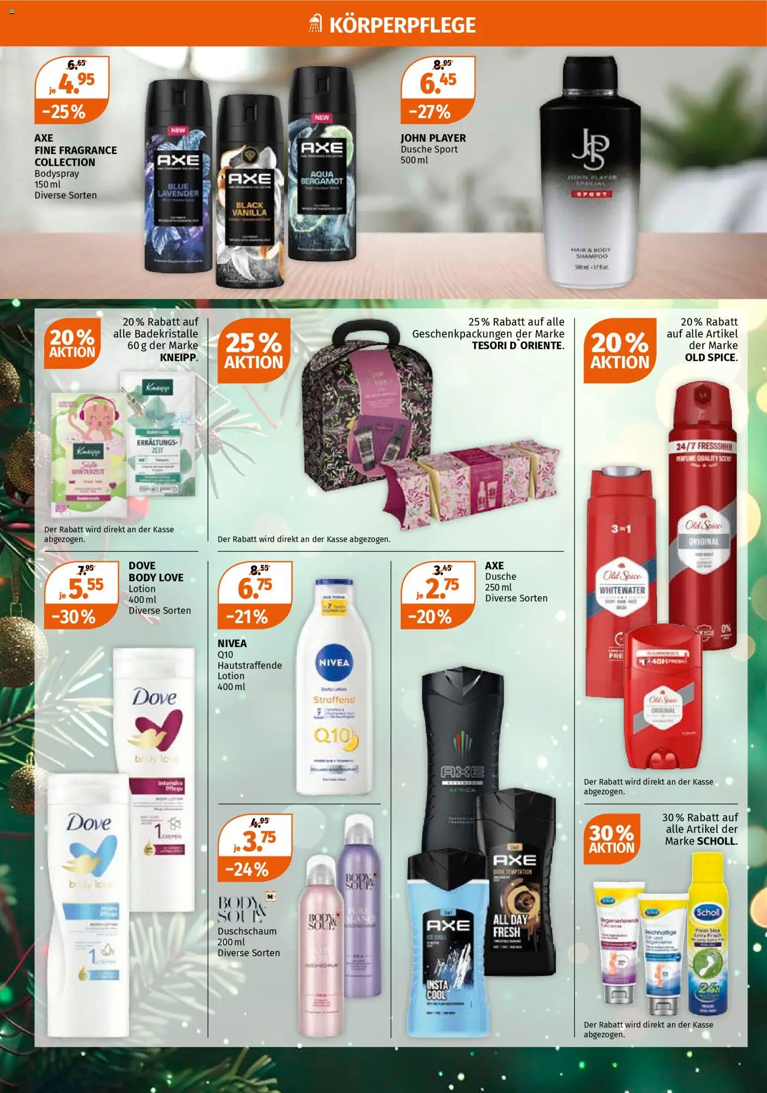 Müller Aktionen – gültig ab 18.12.2025 | Seite: 4 | Produkte: Dusche, Shampoo, Shower Gel, Player