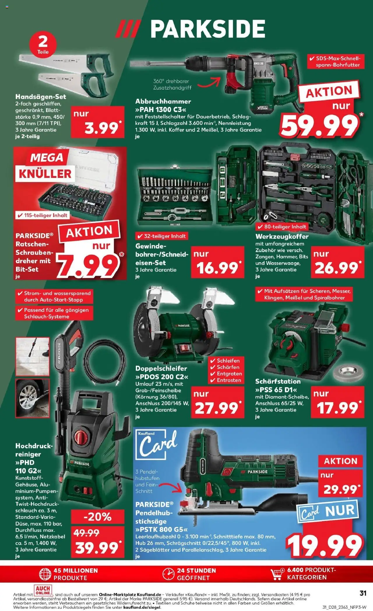 Kaufland prospekt Meppen	 - gültig ab dem 09.07.2025 | Seite: 31 | Produkte: Hochdruckreiniger, Koffer