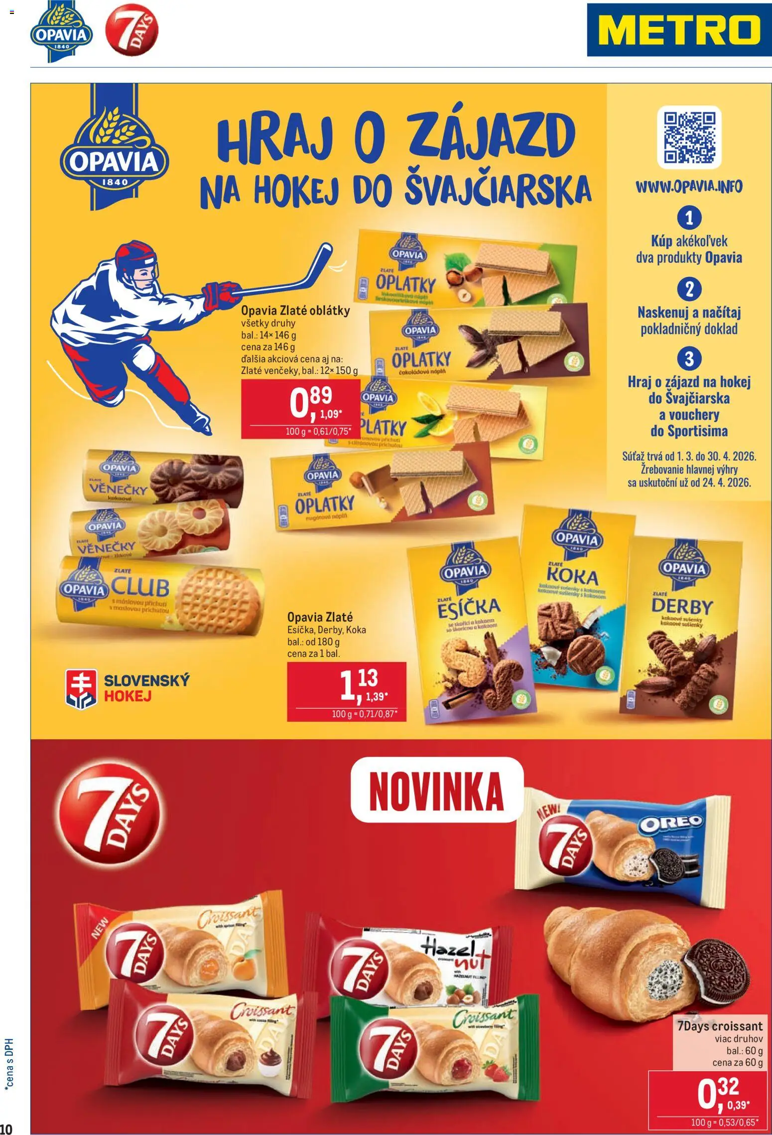 Nové Metro akcie – leták je platný od 25.03.2026 | Strana: 10 | Produkty: Croissant
