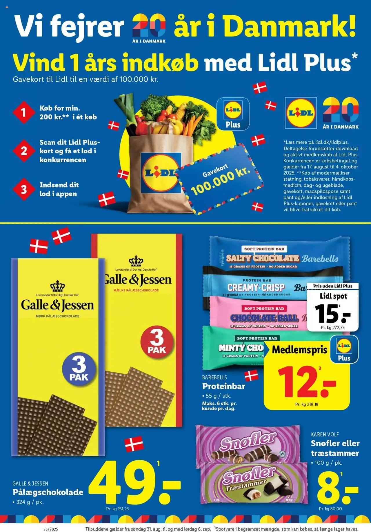 Lidl Tilbudsavis gyldig fra 31.08.2025 | Side: 8 | Produkter: Pålægschokolade, Søm