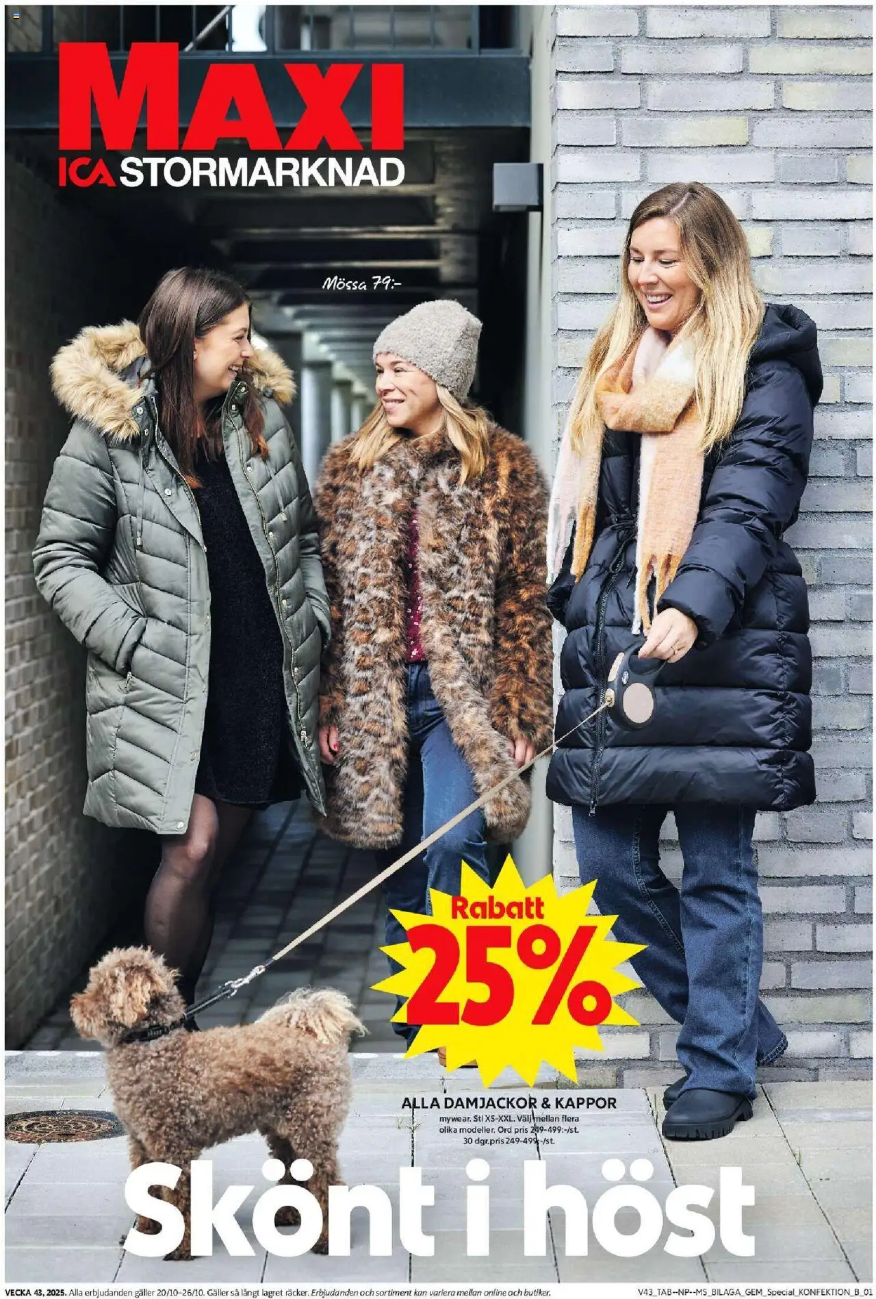 ICA Maxi reklamblad aktuell från 20.10.2025 | Sida: 19